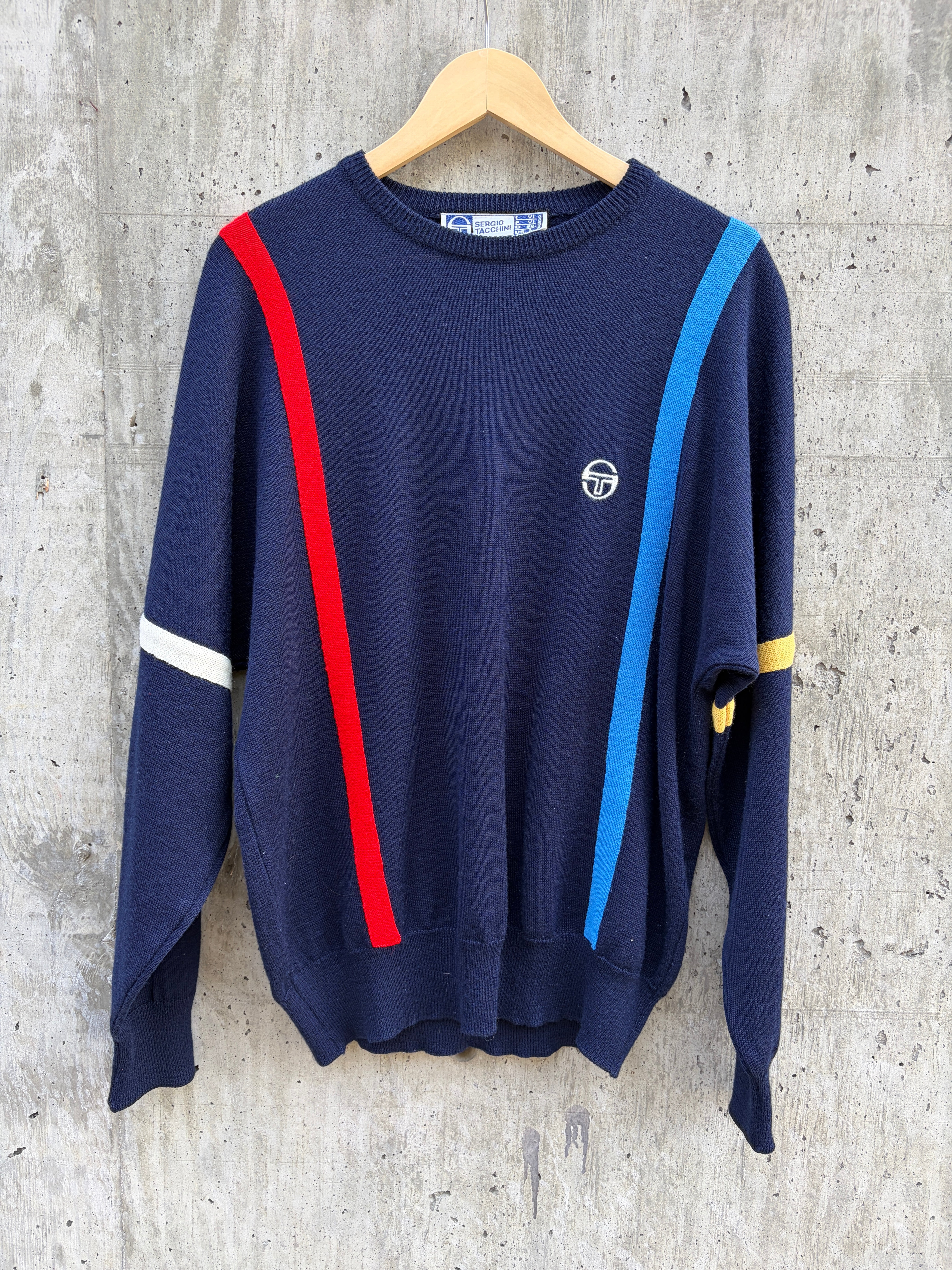 Vintage Sergio Tacchini Sweater (circa 1980s) (rare)