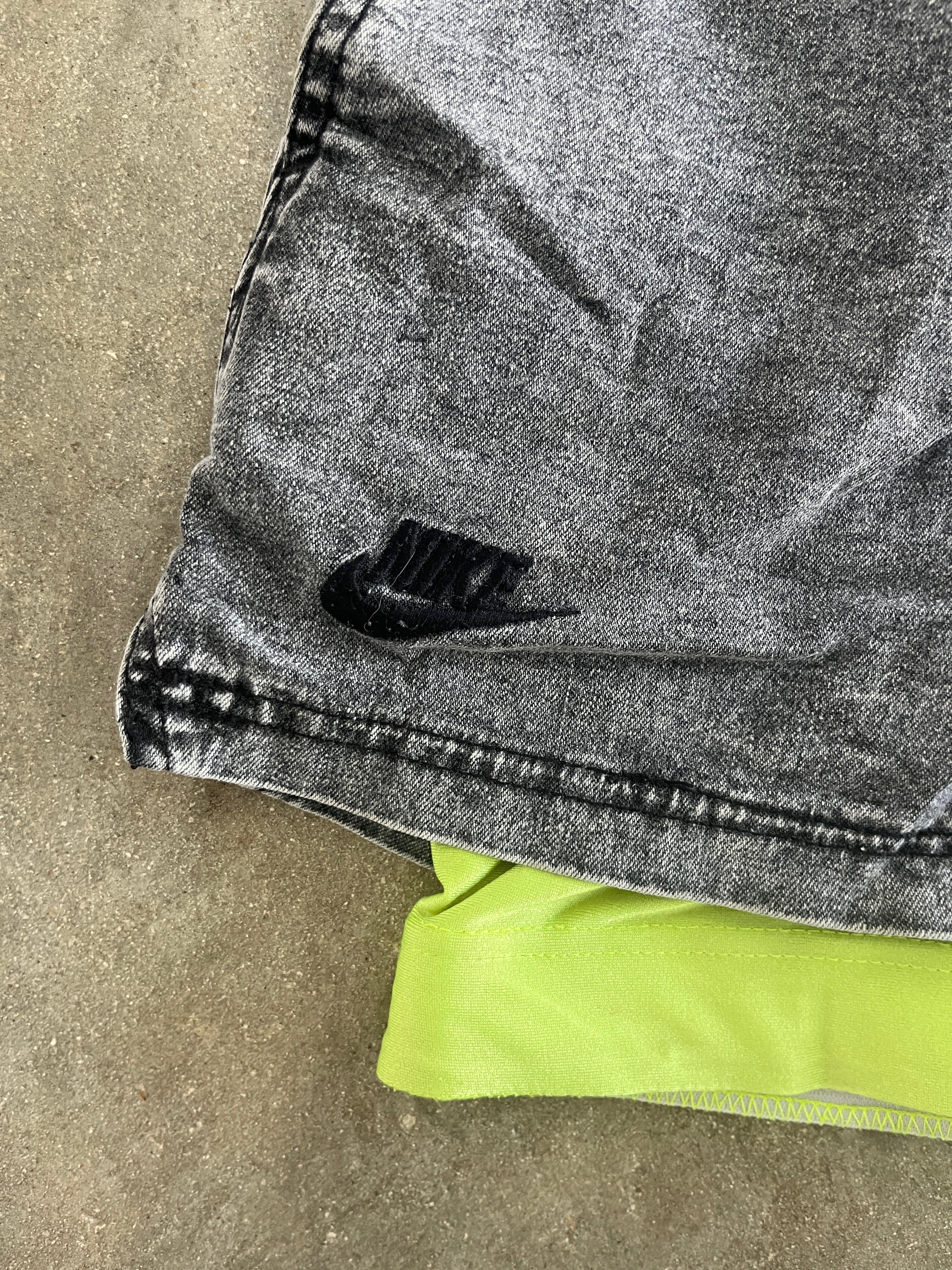 Vintage 1990 Nike Challenge Court Denim Shorts (Agassi)