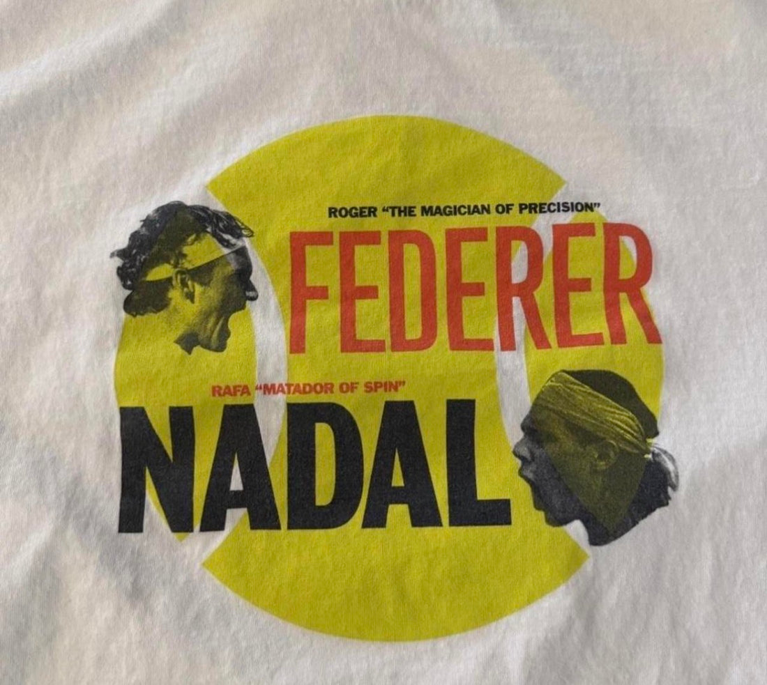 Vintage Nike Federer/Nadal Grapple in the Apple T-Shirt (2008)