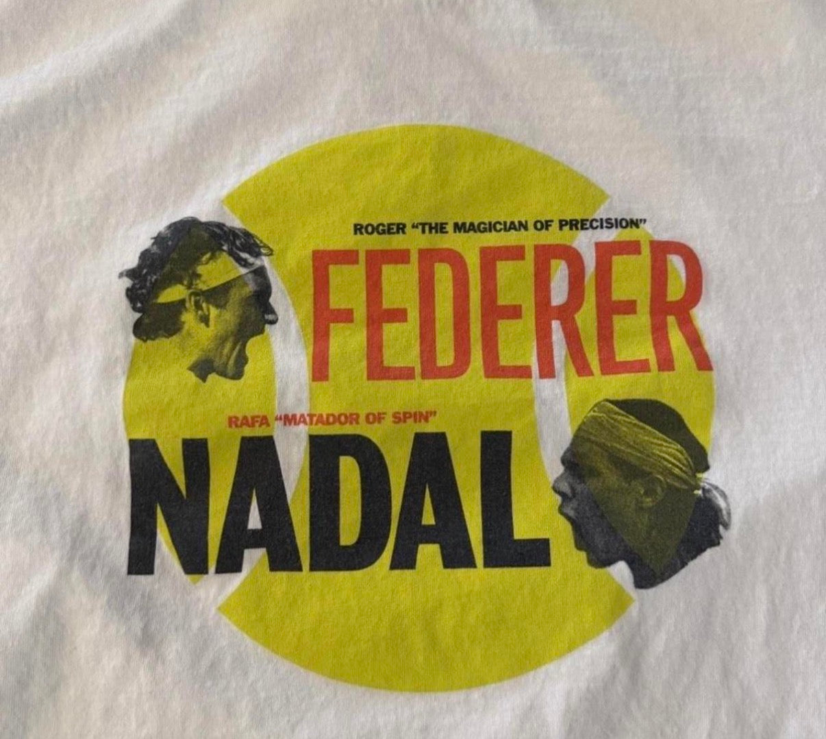 Vintage Nike Federer/Nadal Grapple in the Apple T-Shirt (2008)