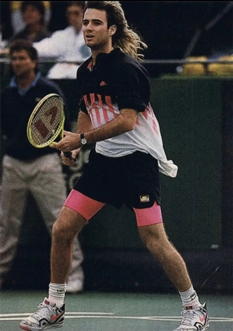 Vintage Nike Challenge Court Agassi Polo (circa 1990s)