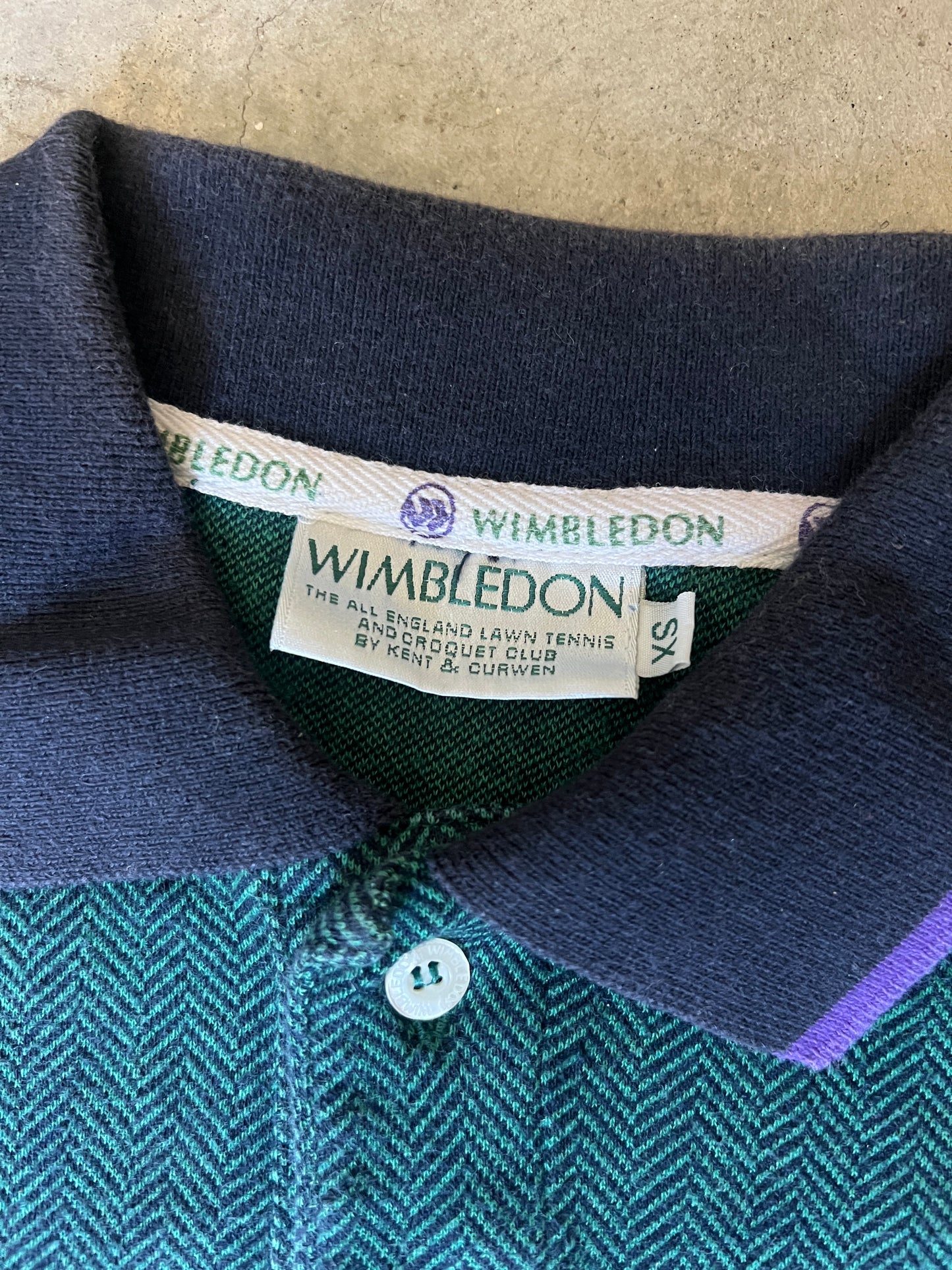 Vintage Wimbledon Tennis Polo (circa 2000s)