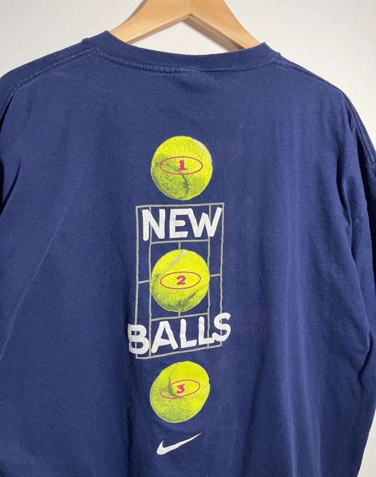 Vintage Nike Tennis Graphic T-Shirt (circa 1990s)