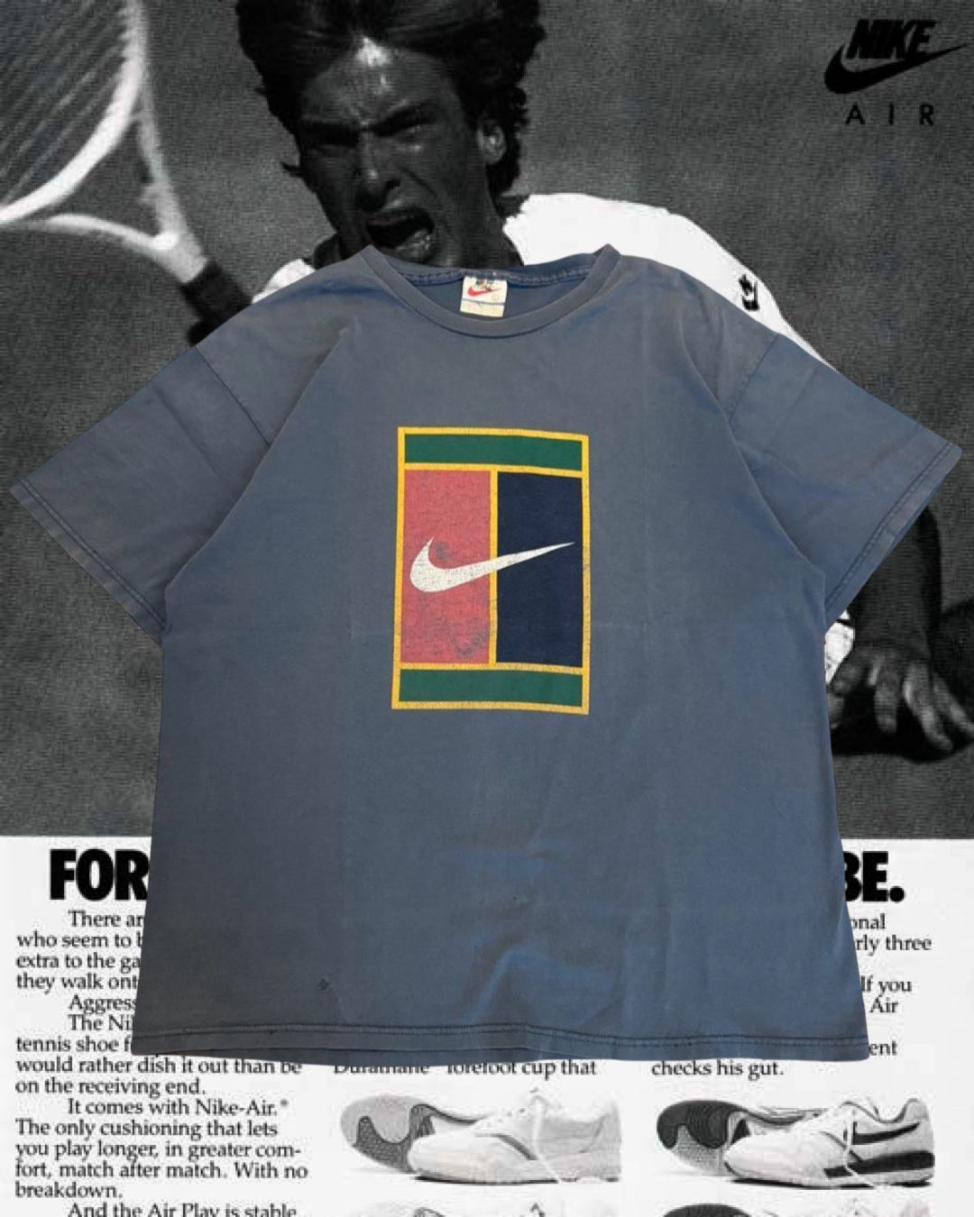 Vintage Nike Tennis T-Shirt (circa 1990s)