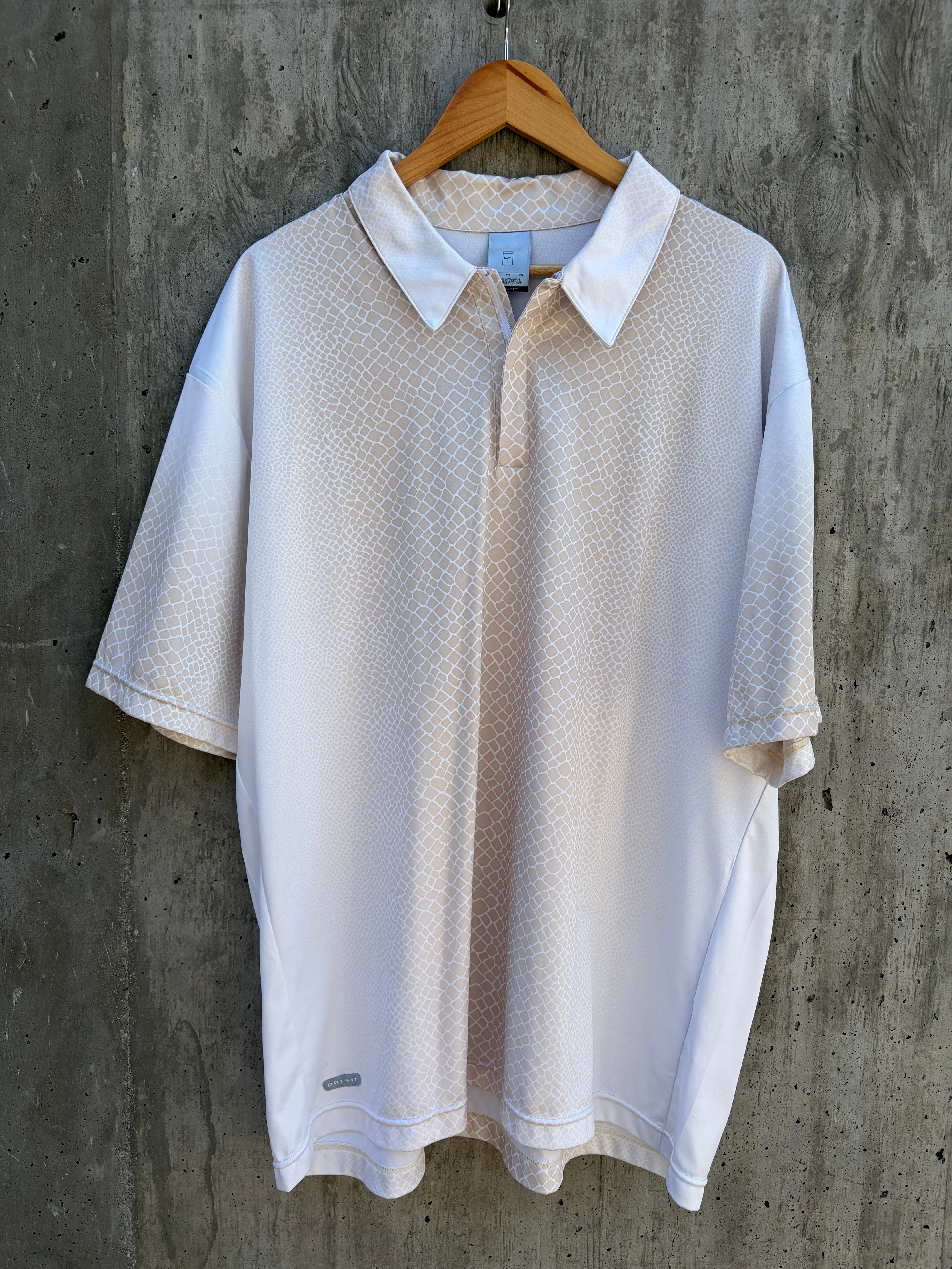 Vintage Nike Roger Federer Snakeskin Polo (2001)
