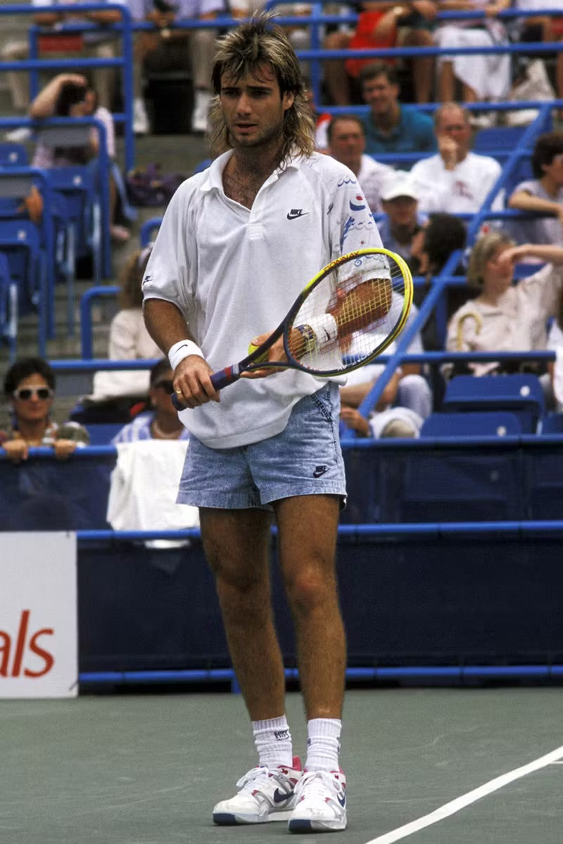 Vintage Agassi Nike Denim Shorts (circa 1990s)