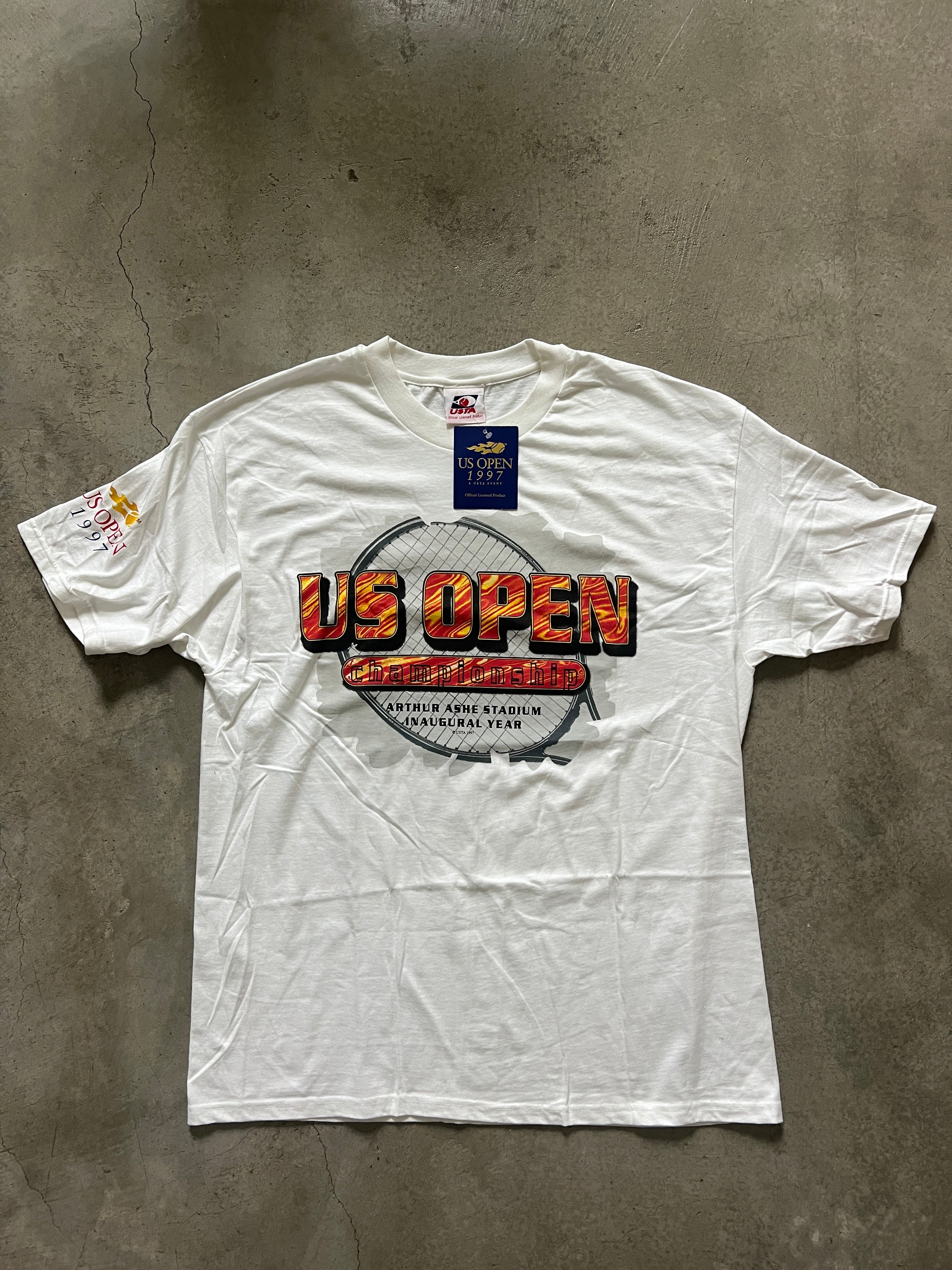 Vintage 1997 US Open Arthur Ashe Stadium T-Shirt (brand new)