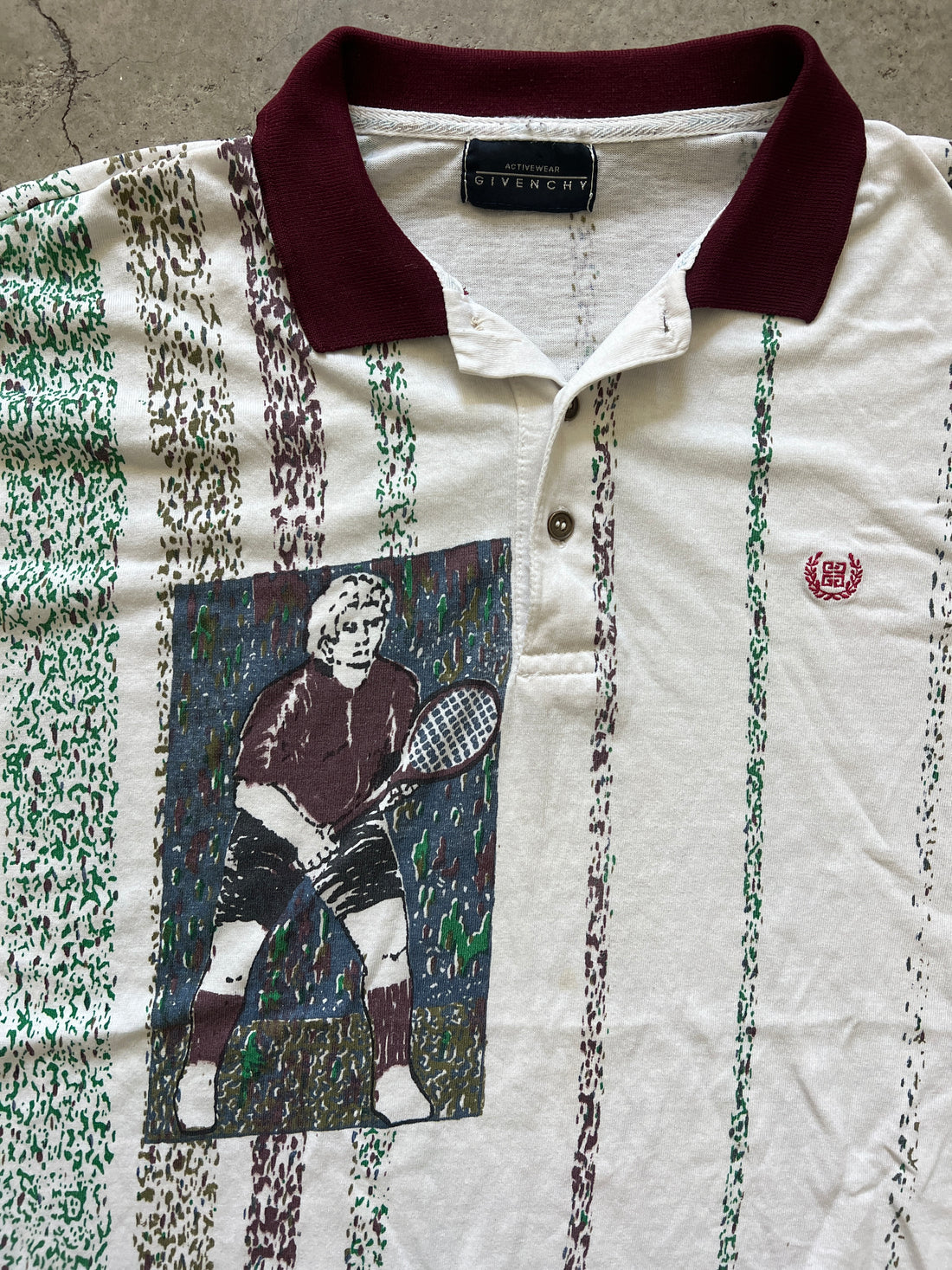 Vintage Givenchy Tennis Polo (circa 1990s) (RARE)