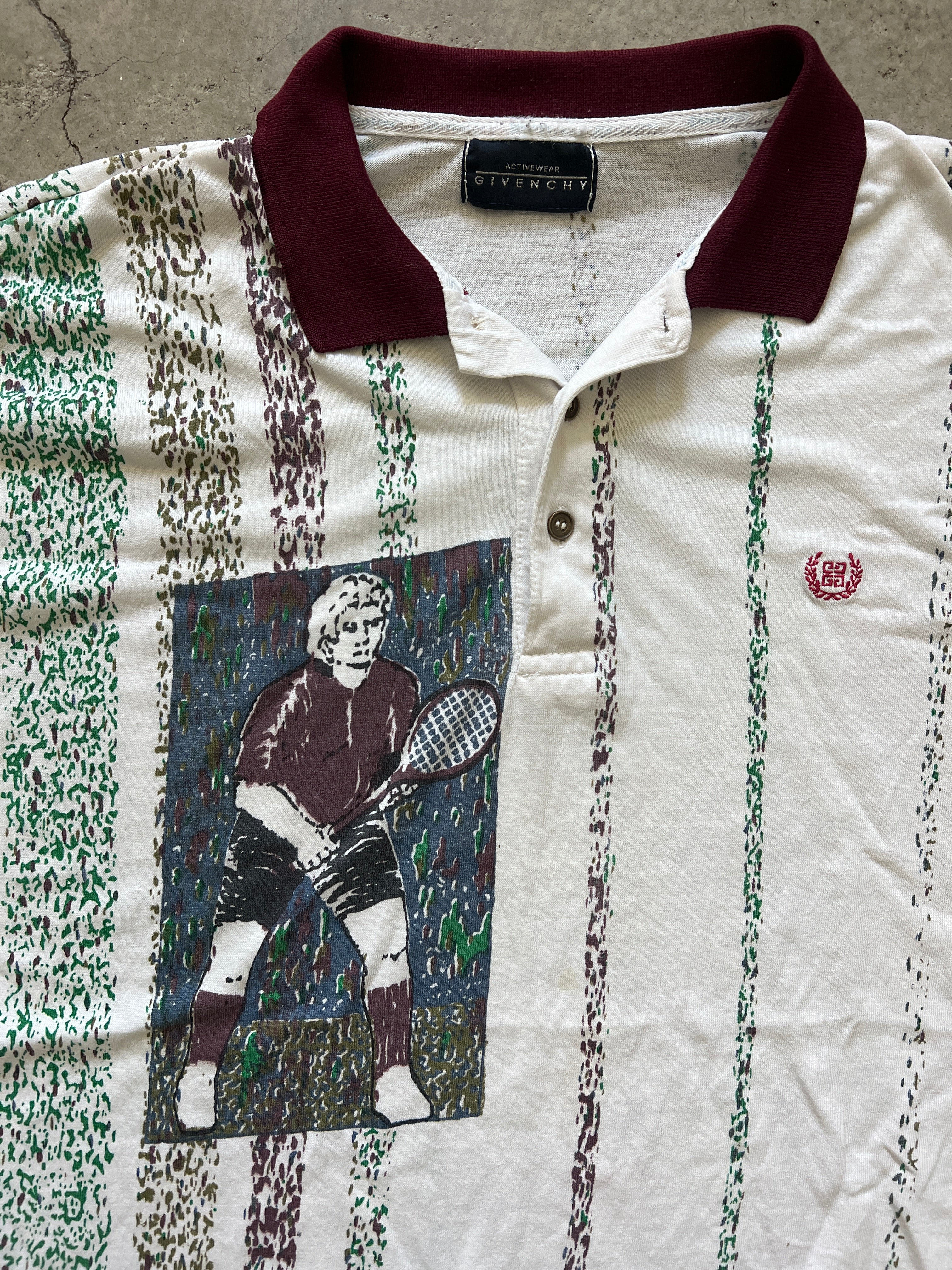 Vintage Givenchy Tennis Polo (circa 1990s) (RARE)