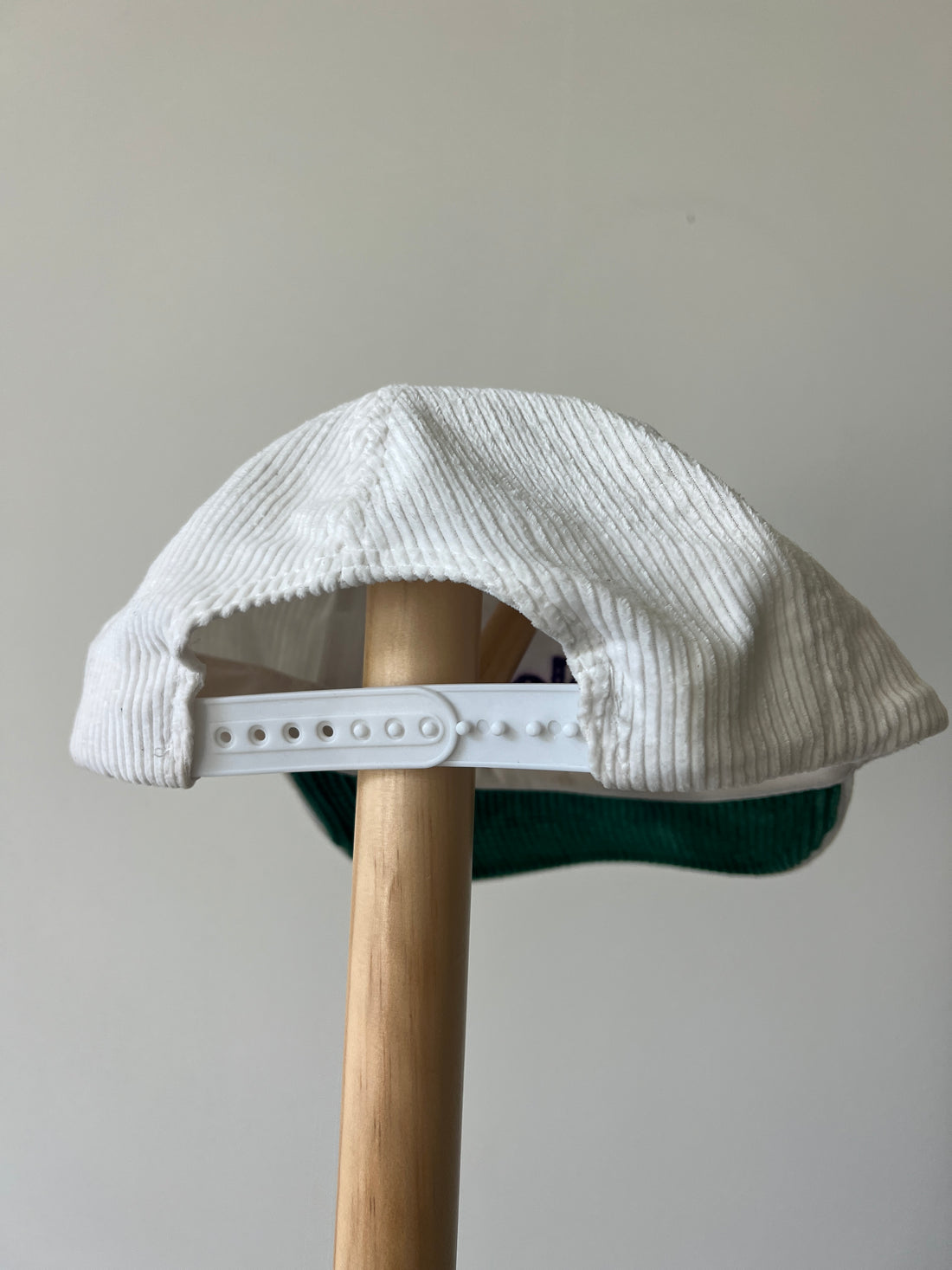 Vintage Corduroy Wimbledon Hat (circa 1980s) (RARE)