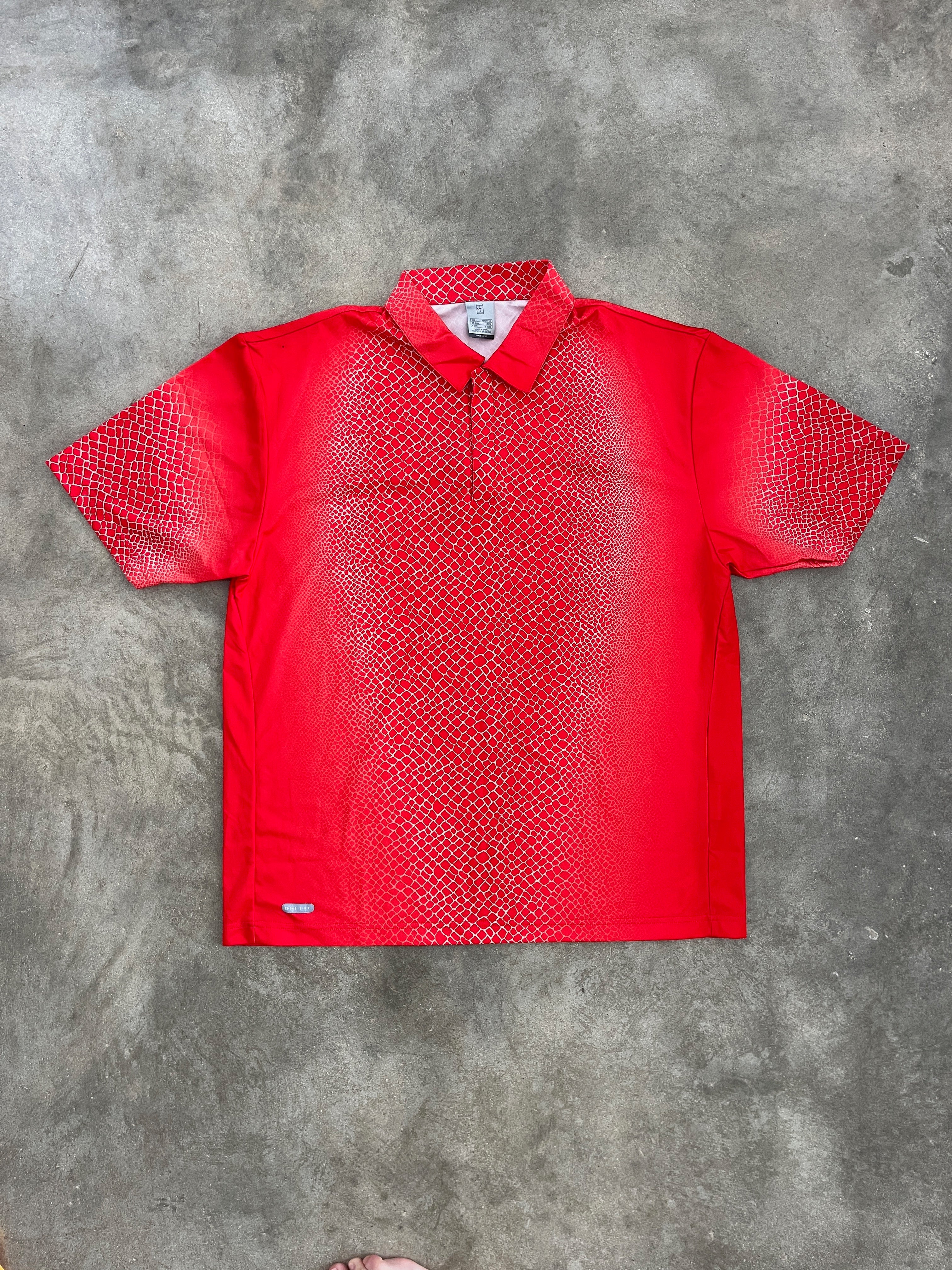 Vintage 2001 Nike Snakeskin Polo (Federer, US Open)