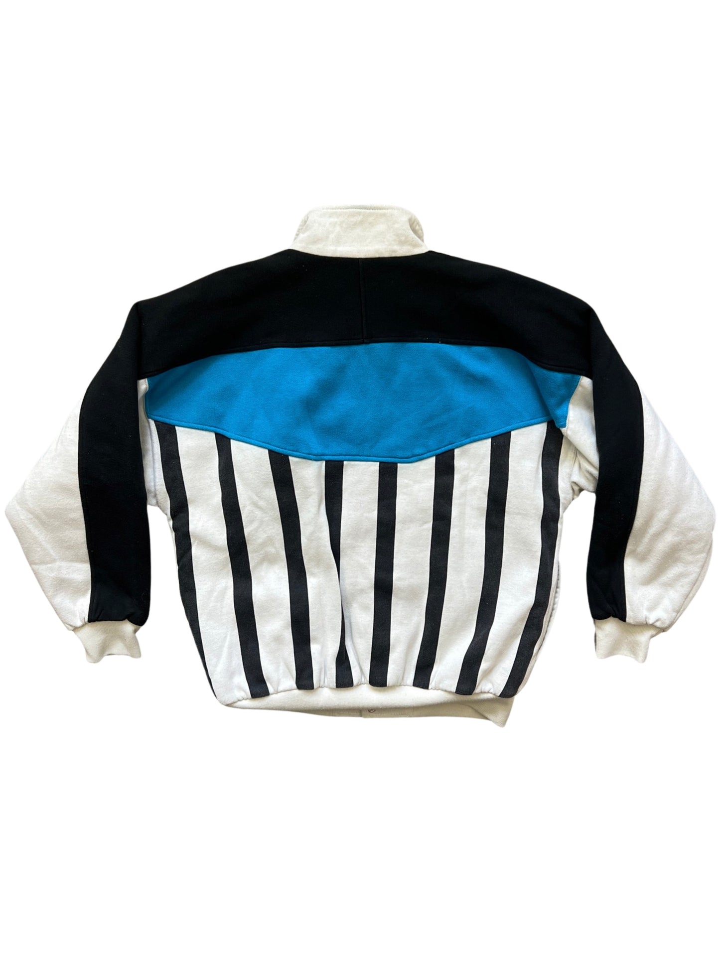 Vintage Adidas Button-Up Bomber Jacket (circa 1980s)