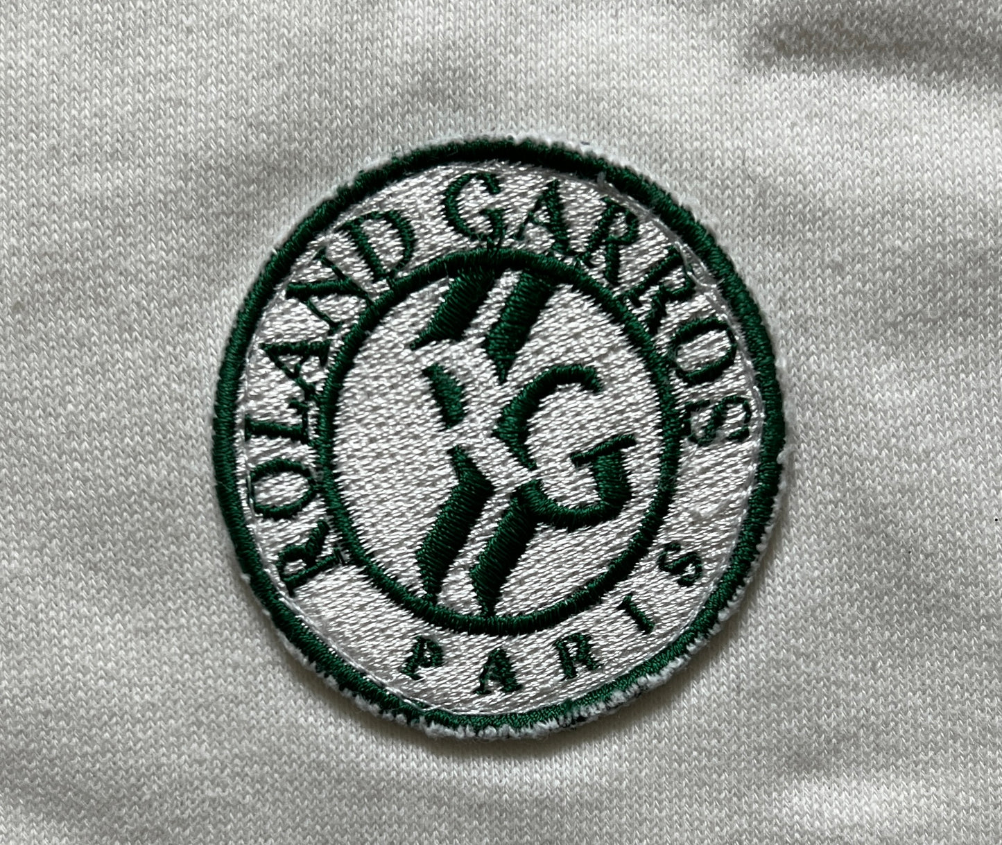 Vintage Roland Garros Short Sleeve Collared Sweatshirt (circa 1990s)