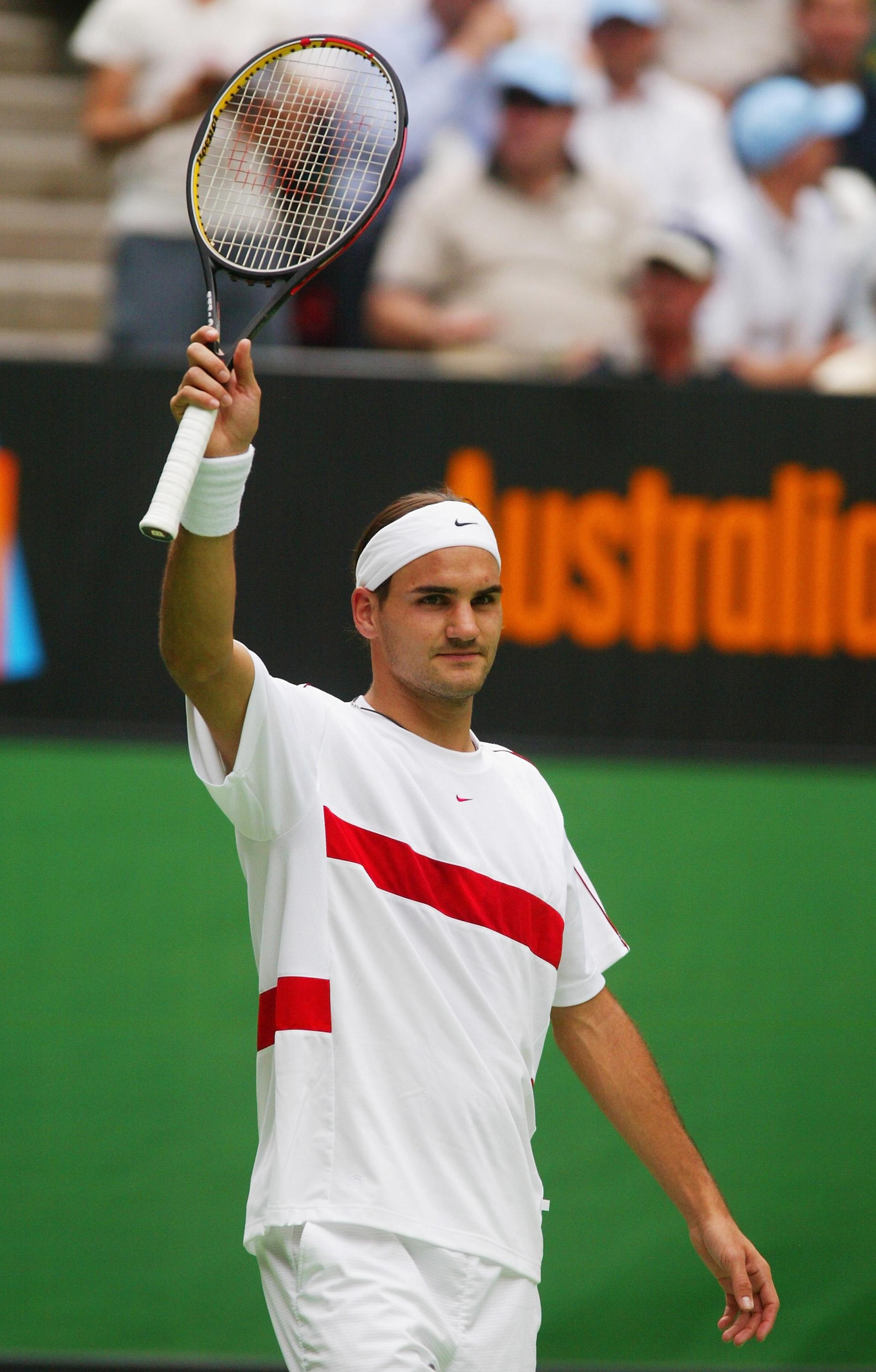 Vintage 2004 Nike Shirt (Federer, Australian Open)