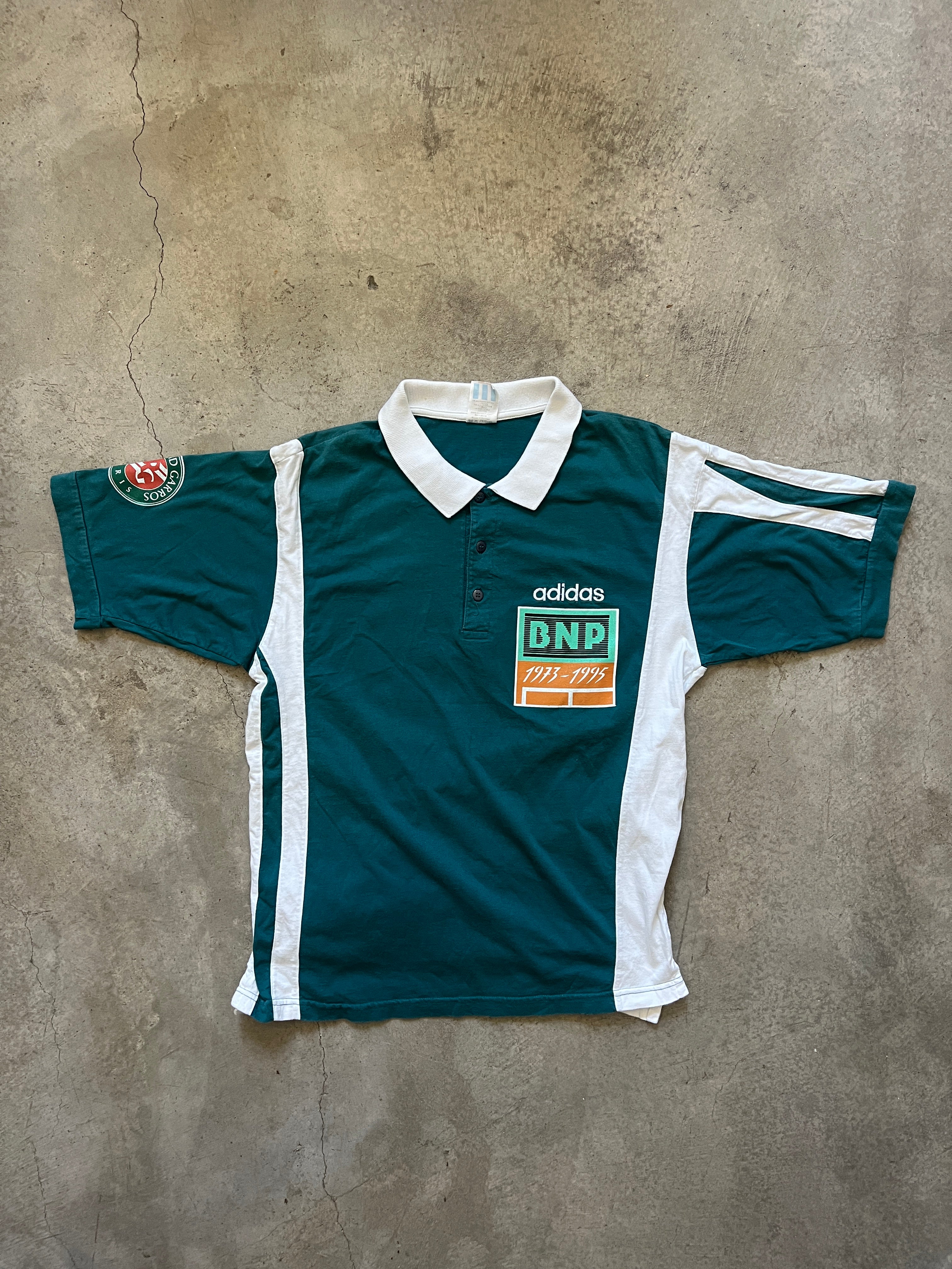 Vintage Adidas 1995 Roland Garros Tennis Polo (Rare)