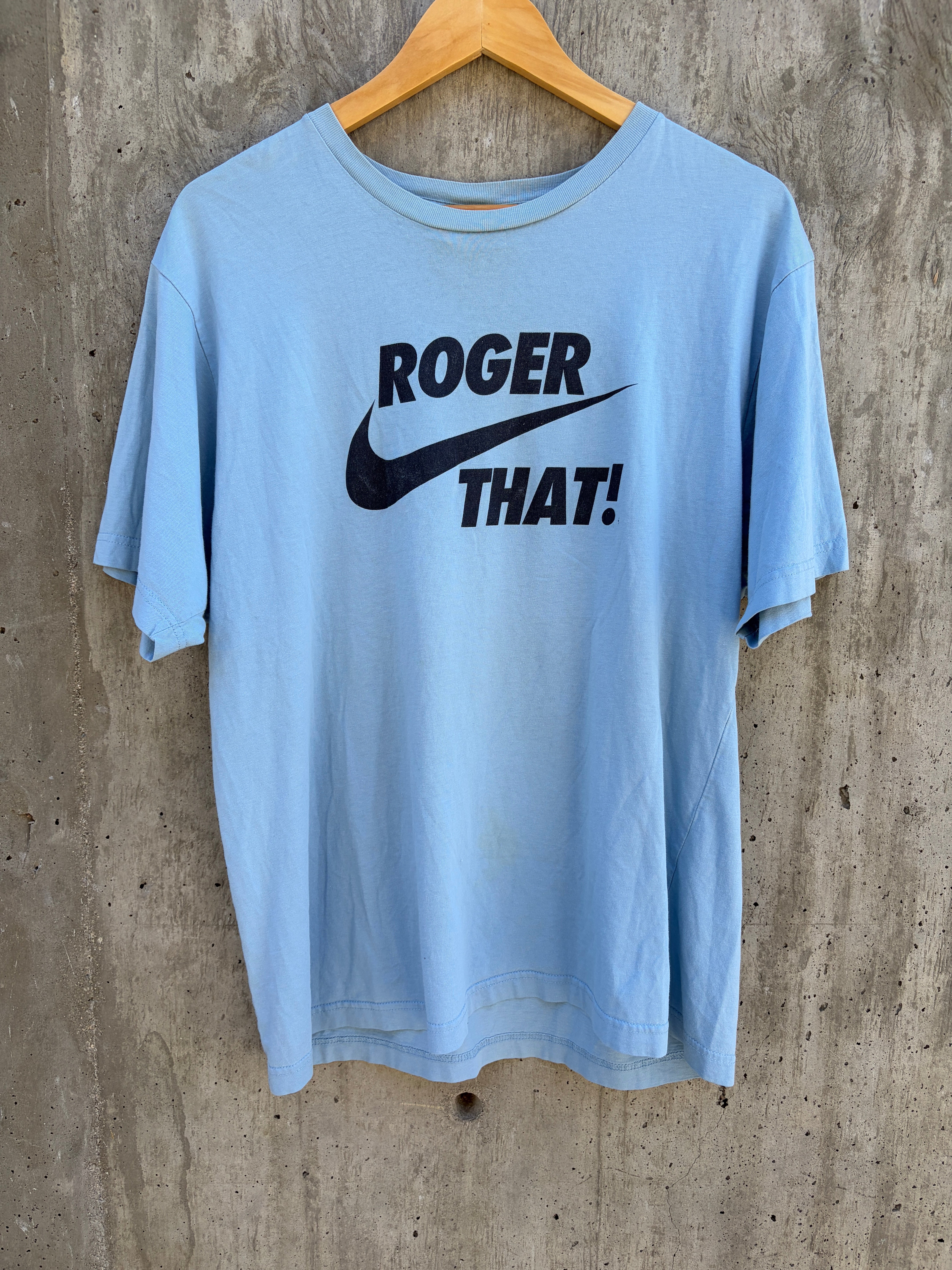 Vintage Nike “Roger That!” T-Shirt (Y2K) (RARE)