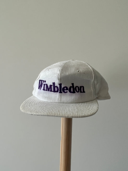 Vintage Corduroy Wimbledon Hat (circa 1980s) (RARE)