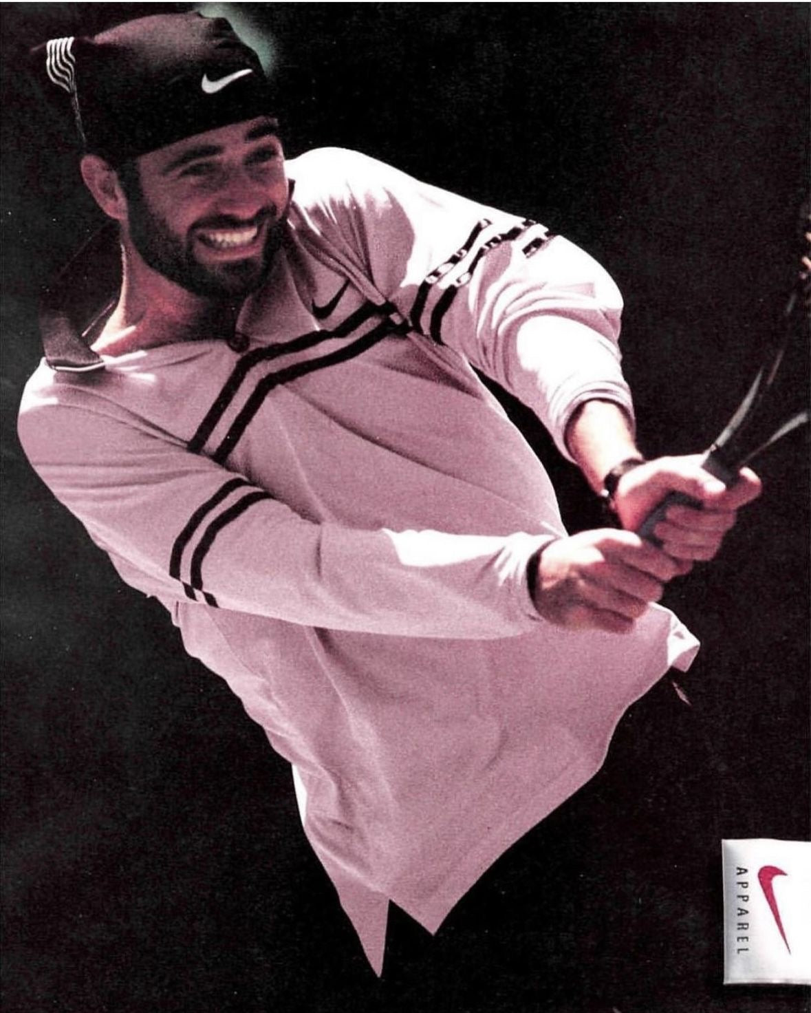 Vintage Nike Agassi Long-Sleeve 1/4 Zip (circa 1990s)