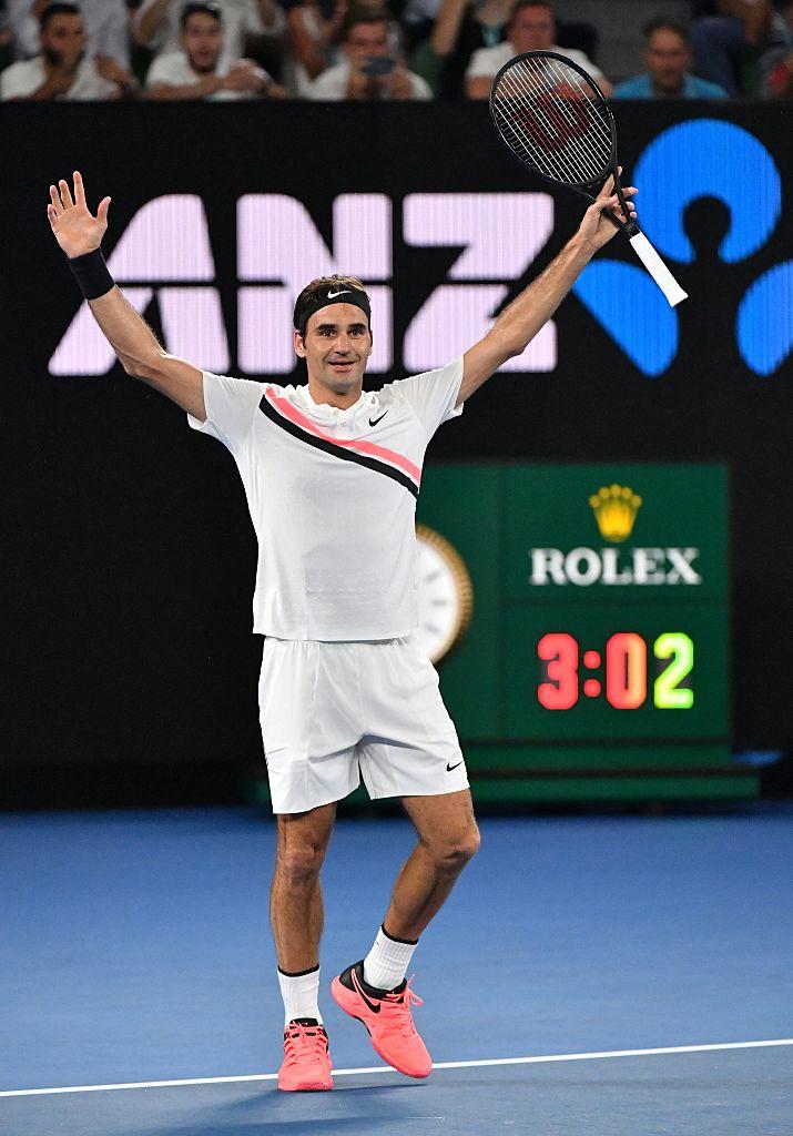 Vintage 2018 Nike Shirt (Federer, Australian Open)