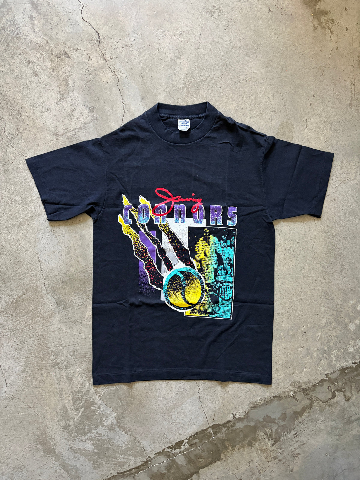 Vintage Jimmy Connors Graphic T-Shirt (circa 1980s)