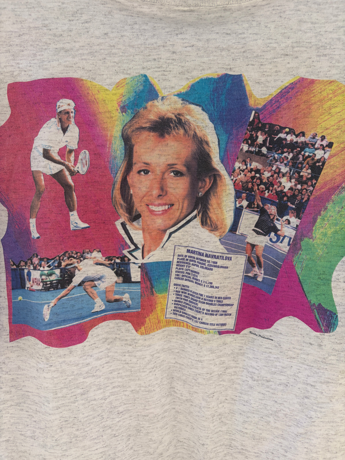 Vintage Martina Navratilova Graphic T-Shirt (circa 1990s)