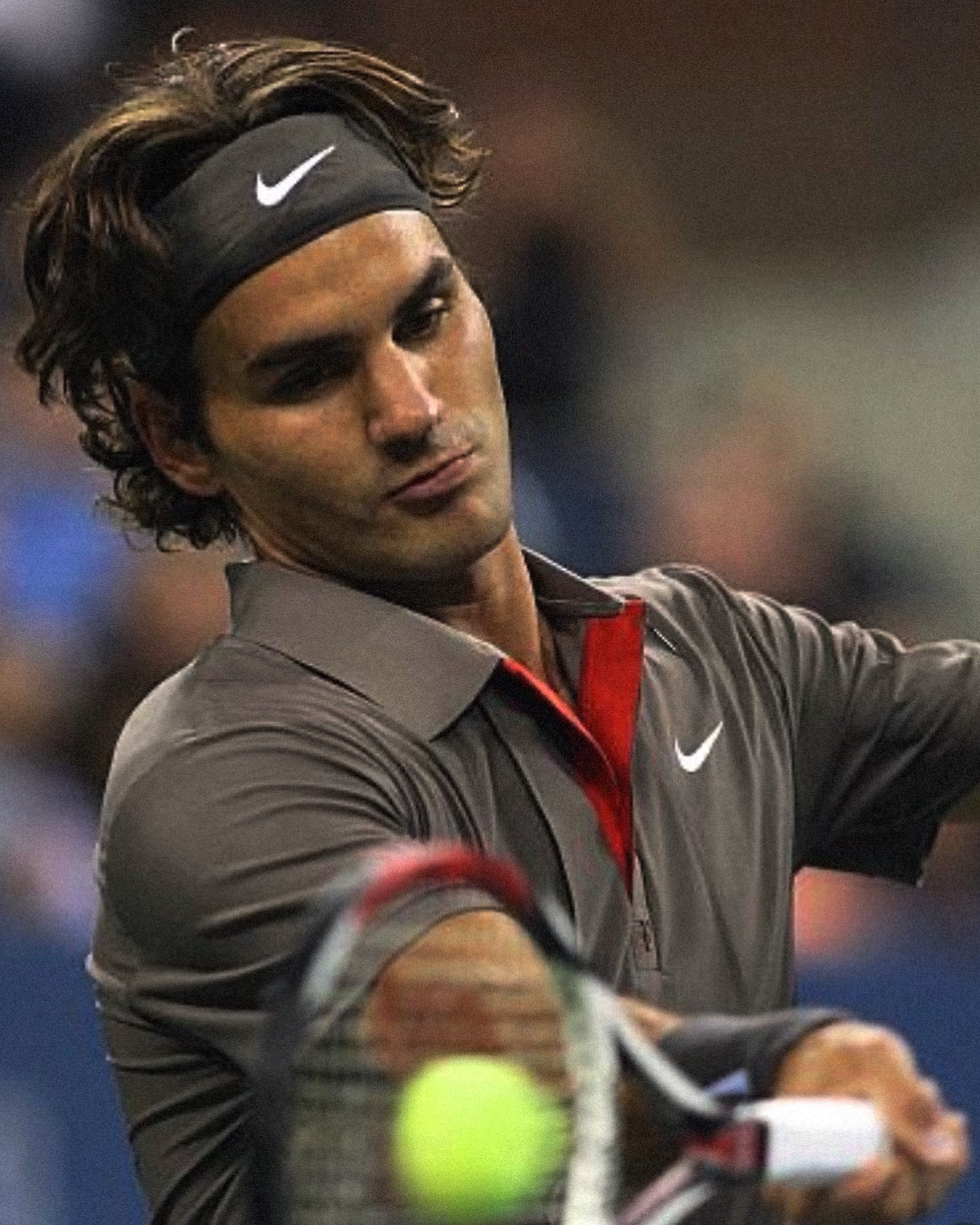Vintage 2008 Nike Tennis Polo (Federer, US Open)