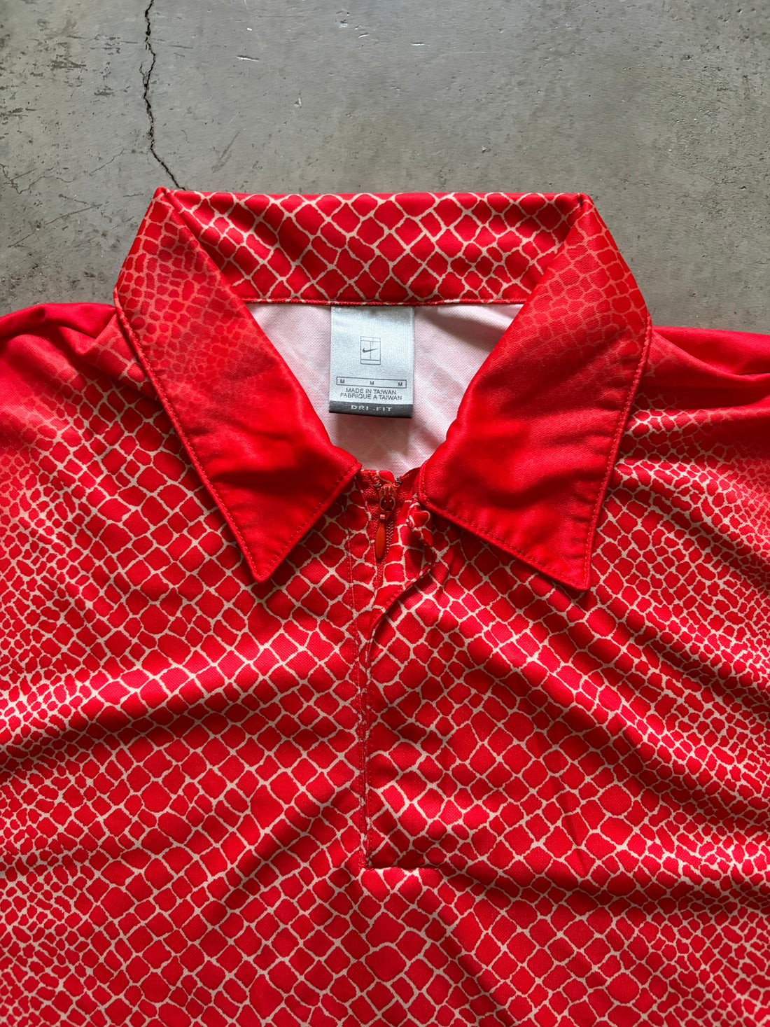 Vintage Nike Roger Federer Snakeskin Polo (2001)