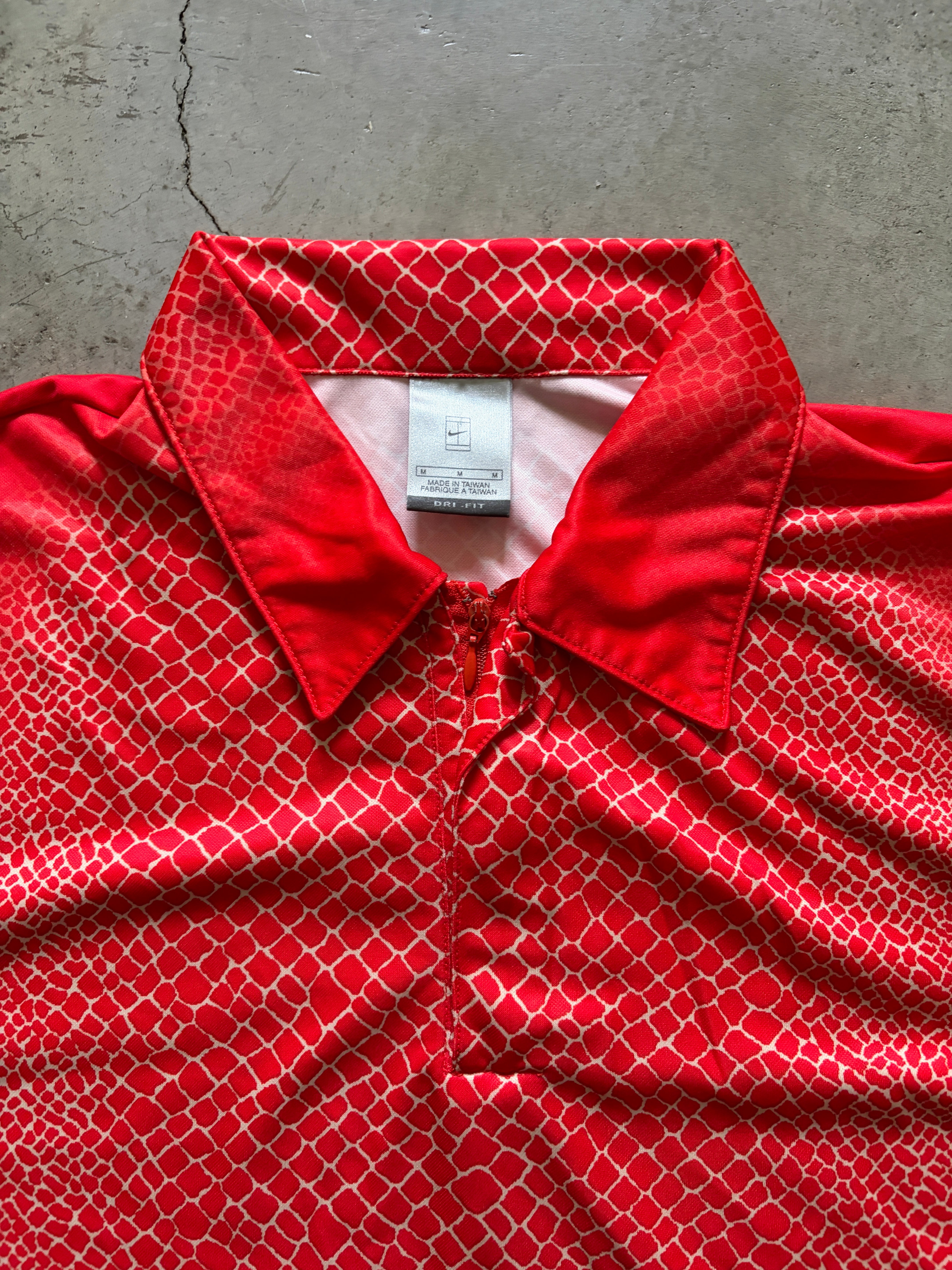 Vintage Nike Roger Federer Snakeskin Polo (2001)