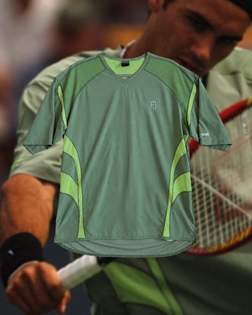 Vintage 2002 Nike Tennis Shirt (Federer, US Open)