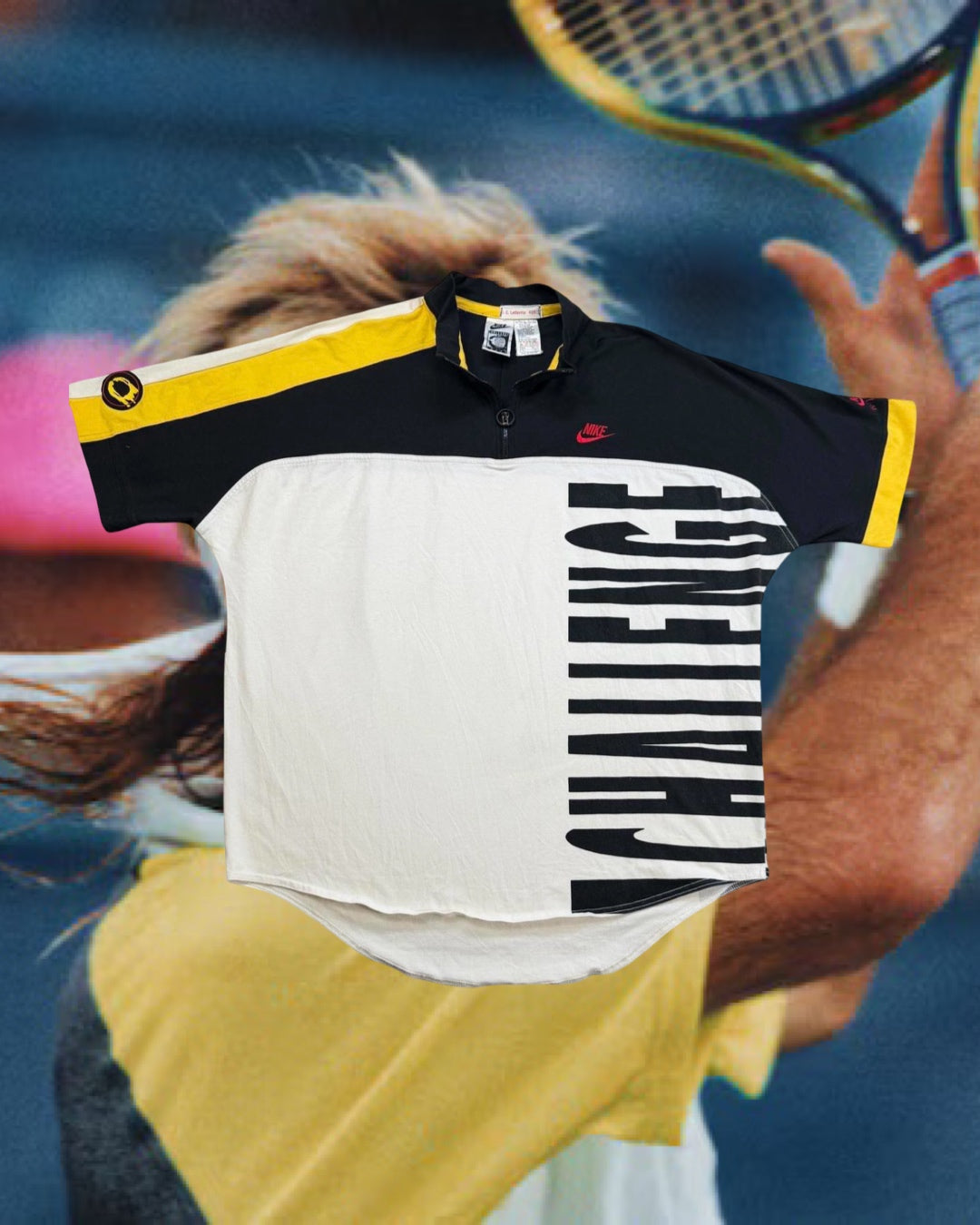 Vintage Agassi Nike Challenge Court 1/4 Zip (circa 1990s)