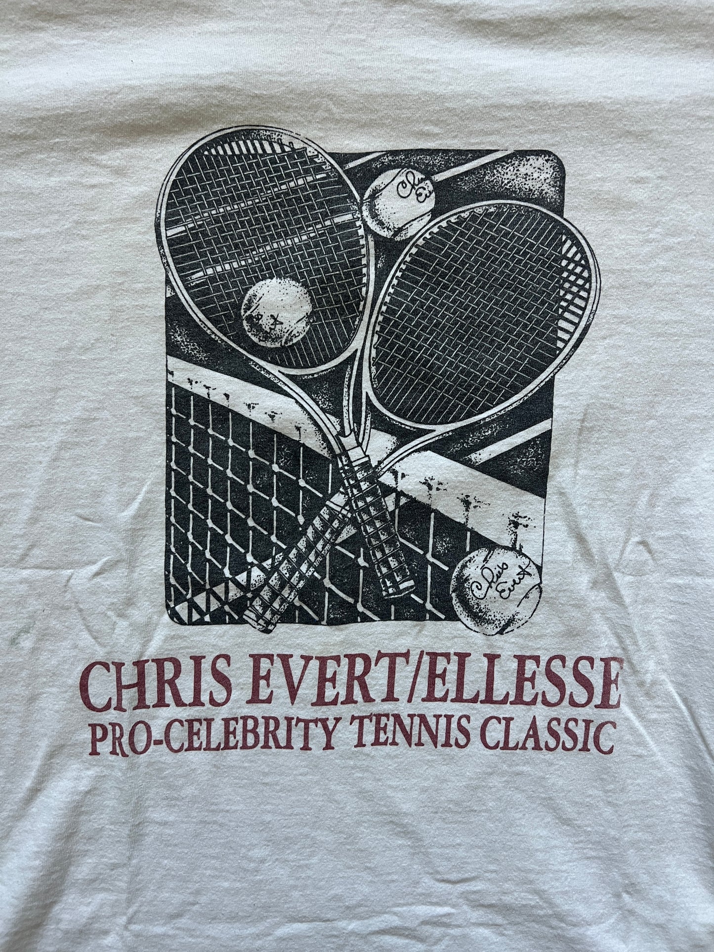 Vintage Chris Evert/Ellesse Celebrity Tennis Classic T-Shirt (circa 1990s)