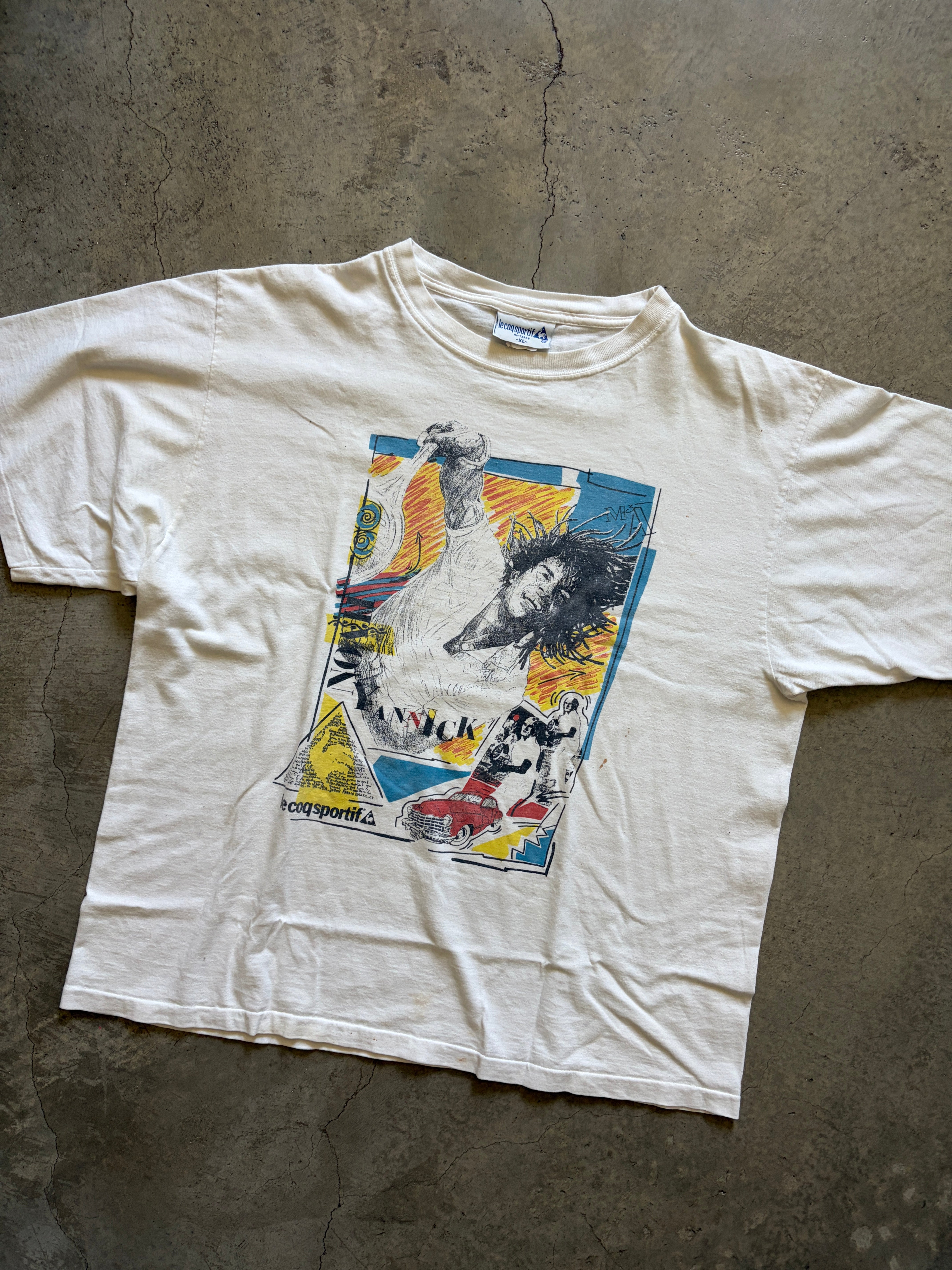 Vintage Yannick Noah Le Coq Sportif T-Shirt (circa 1980s)