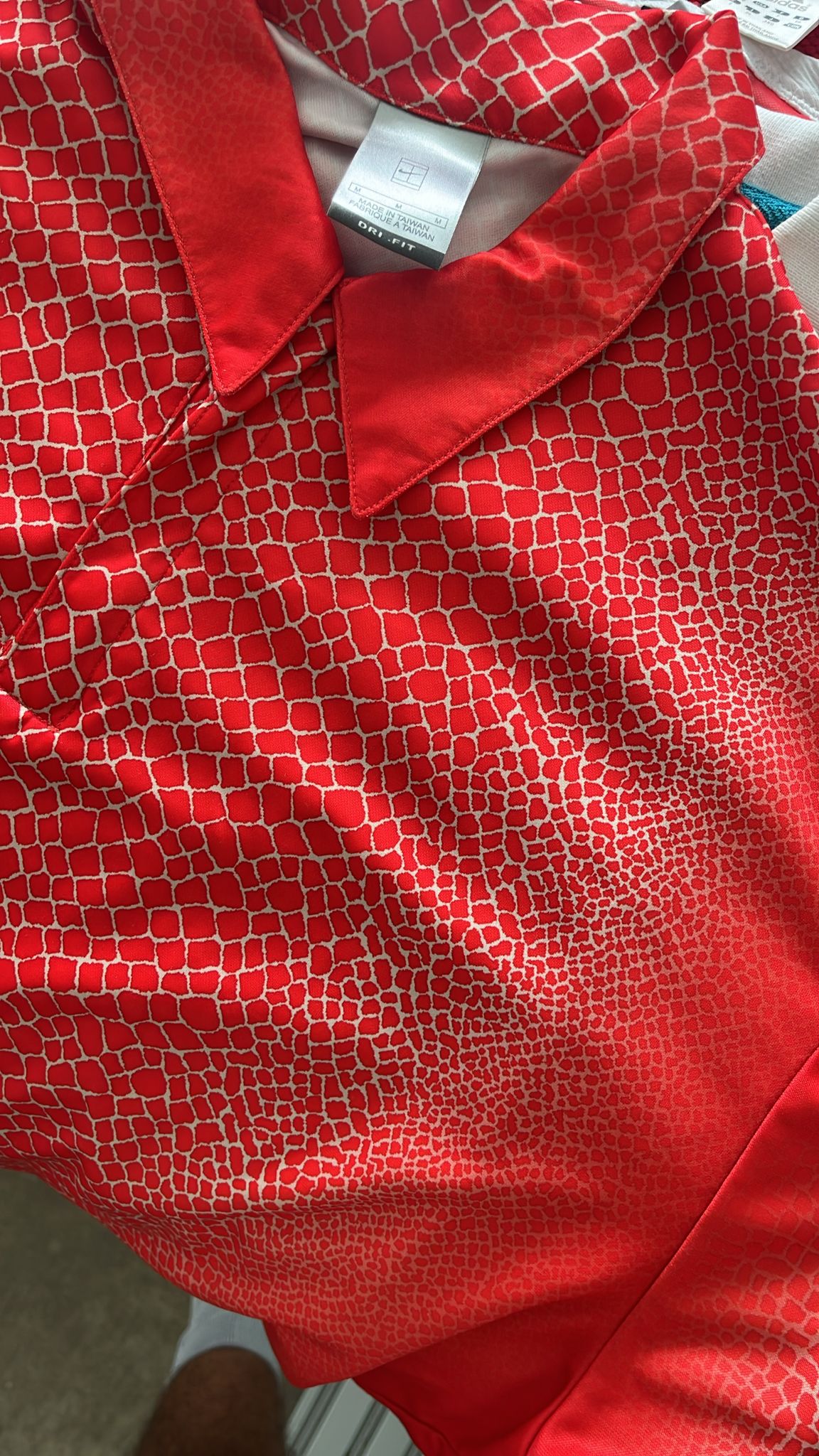 Vintage Nike Snakeskin Tennis Polo (circa 2000s)