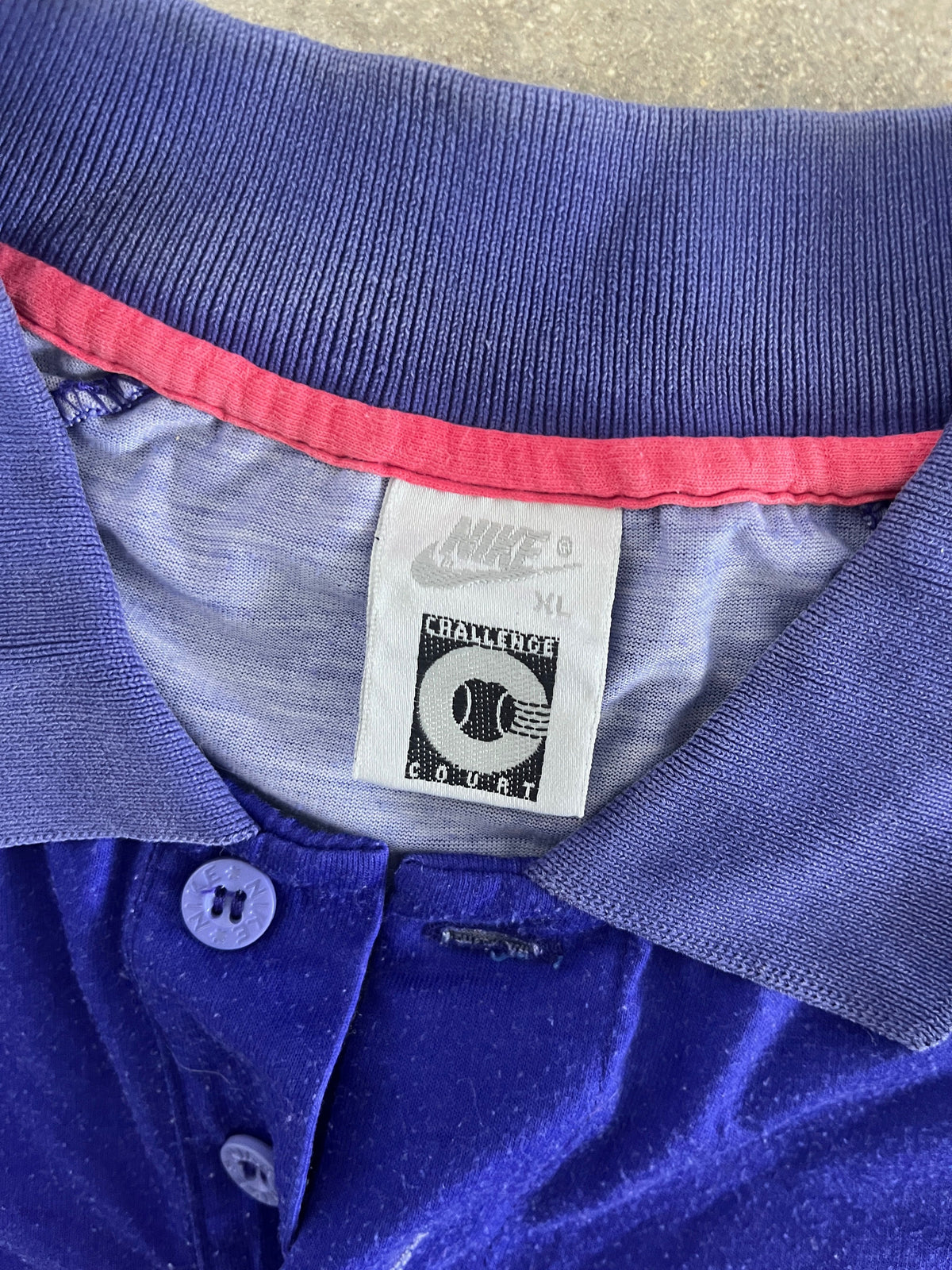 Vintage Nike Challenge Court Agassi Polo (circa 1990s)
