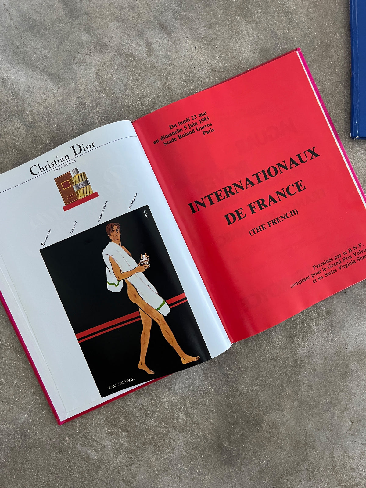 Vintage Roland Garros Hardcover Program Set (82,83,84)