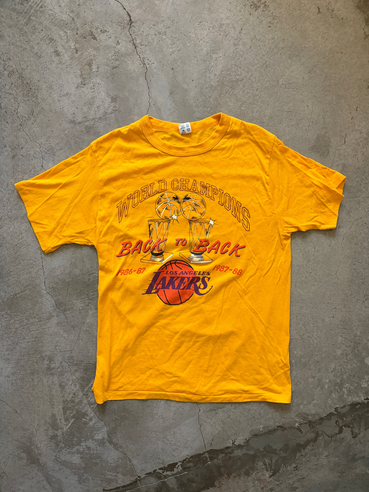 Vintage Champion Back to Back World Champions T-Shirt (1987-1988)