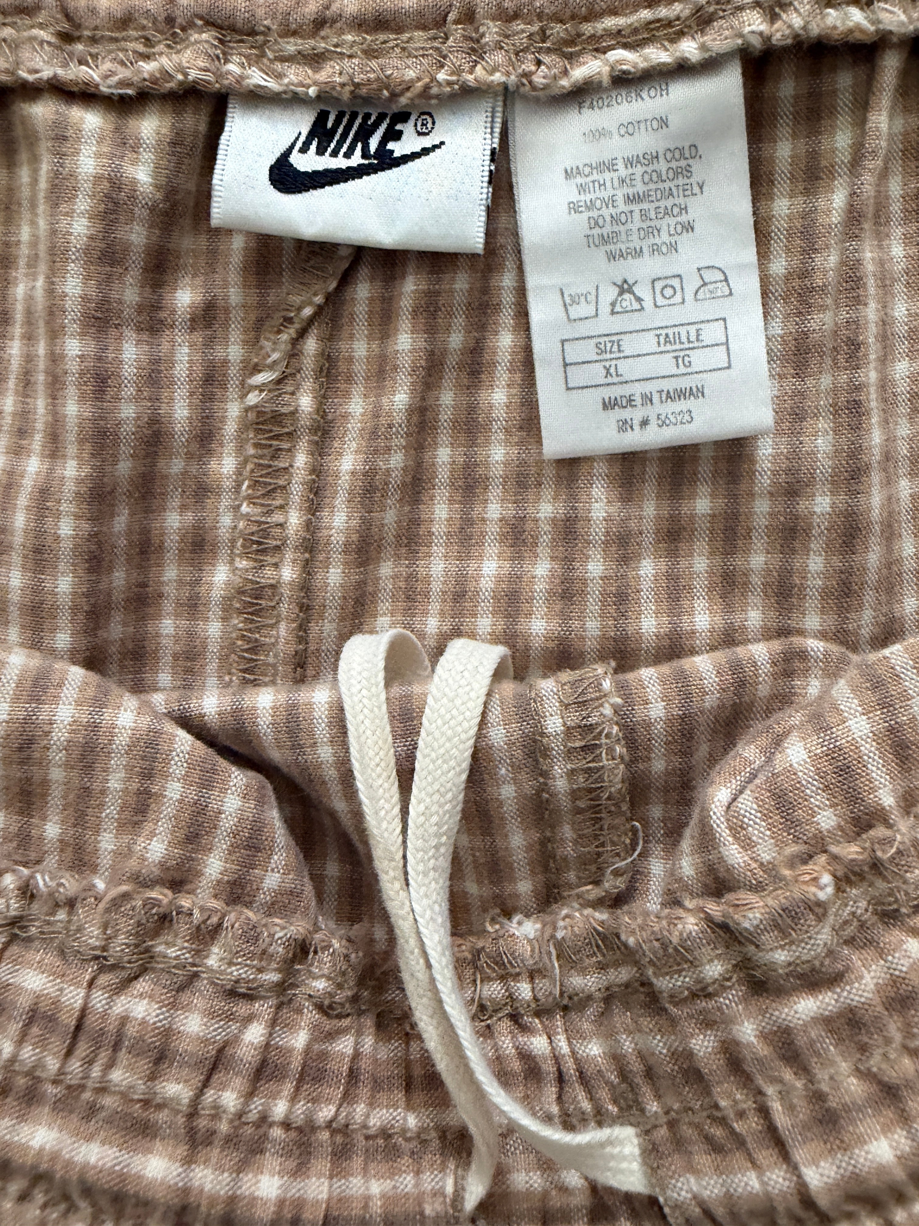 Vintage 1994 Nike Tennis Plaid Shorts (Sampras, US Open)