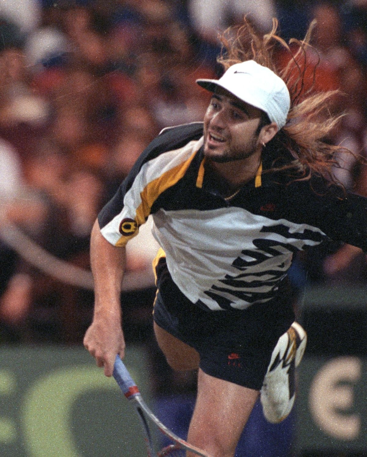 Vintage Nike Challenge Court Agassi Polo (circa 1990s)