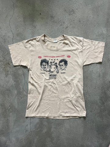 Vintage 1984 McEnroe v Connors Carta Blanca Challenge T-Shirt (RARE)