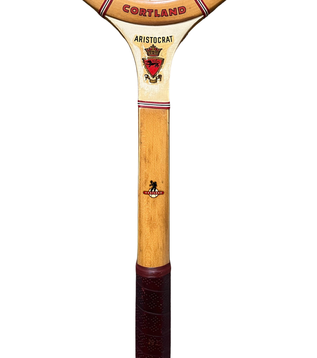 Vintage Cortland Aristocrat Tennis Racquet (circa 1960s)