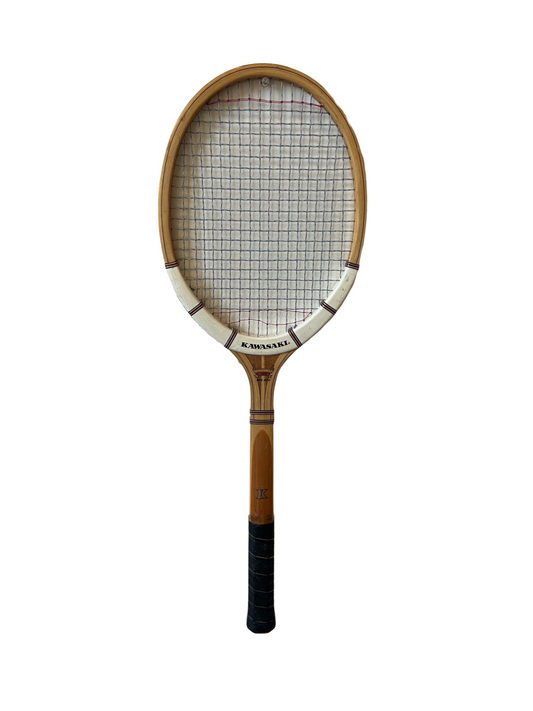 Vintage Kawasaki Pro Ace Tennis Racquet (circa 1960s-1970s)