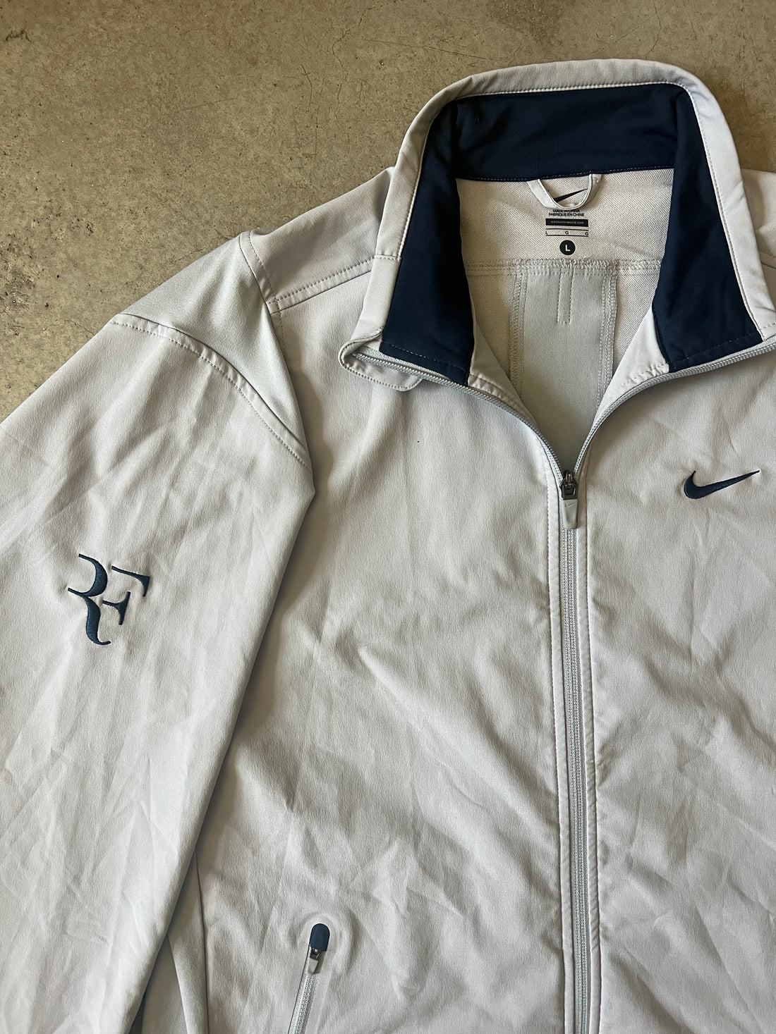 2012 Nike Roger Federer Tennis Jacket (Gray)