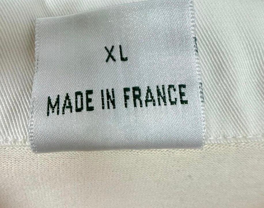 Vintage Roland Garros Cream Rugby Shirt (circa 2000s)