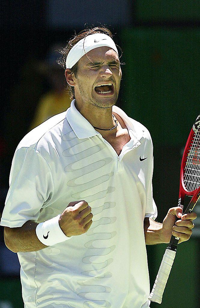 Vintage 2002 Nike Polo (Federer, Australian Open)