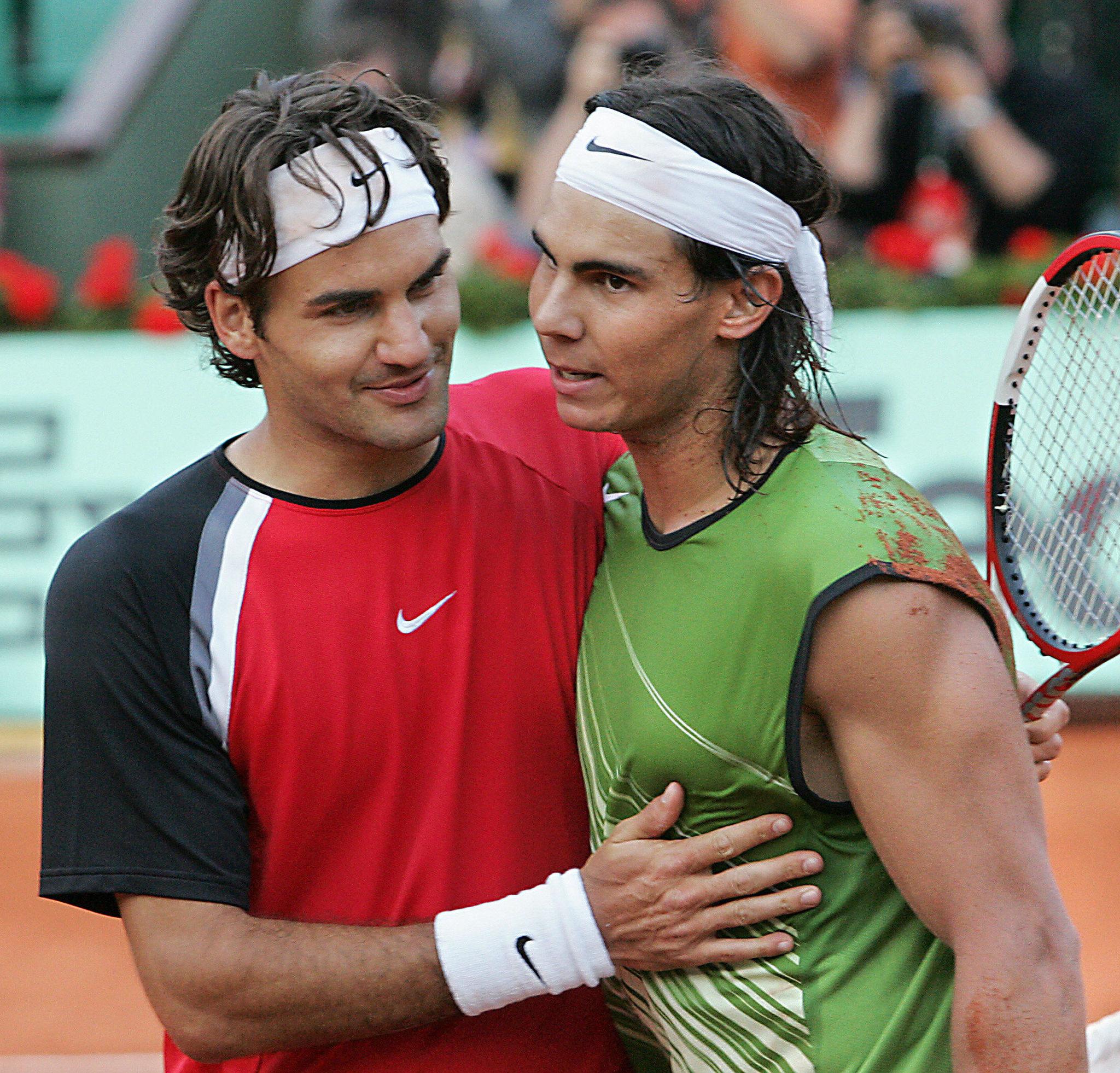 Vintage 2005 Nike Shirt (Federer, Roland Garros)