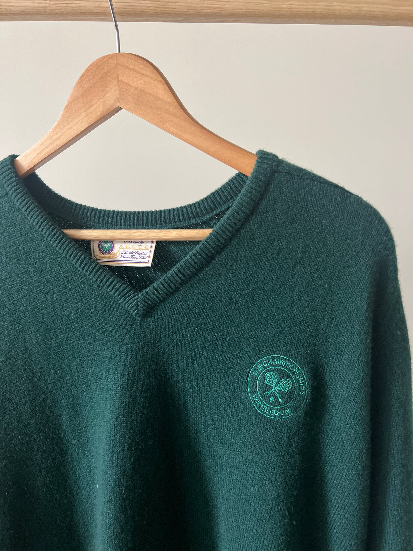 Vintage Wool Wimbledon Sweater (circa 1990s)