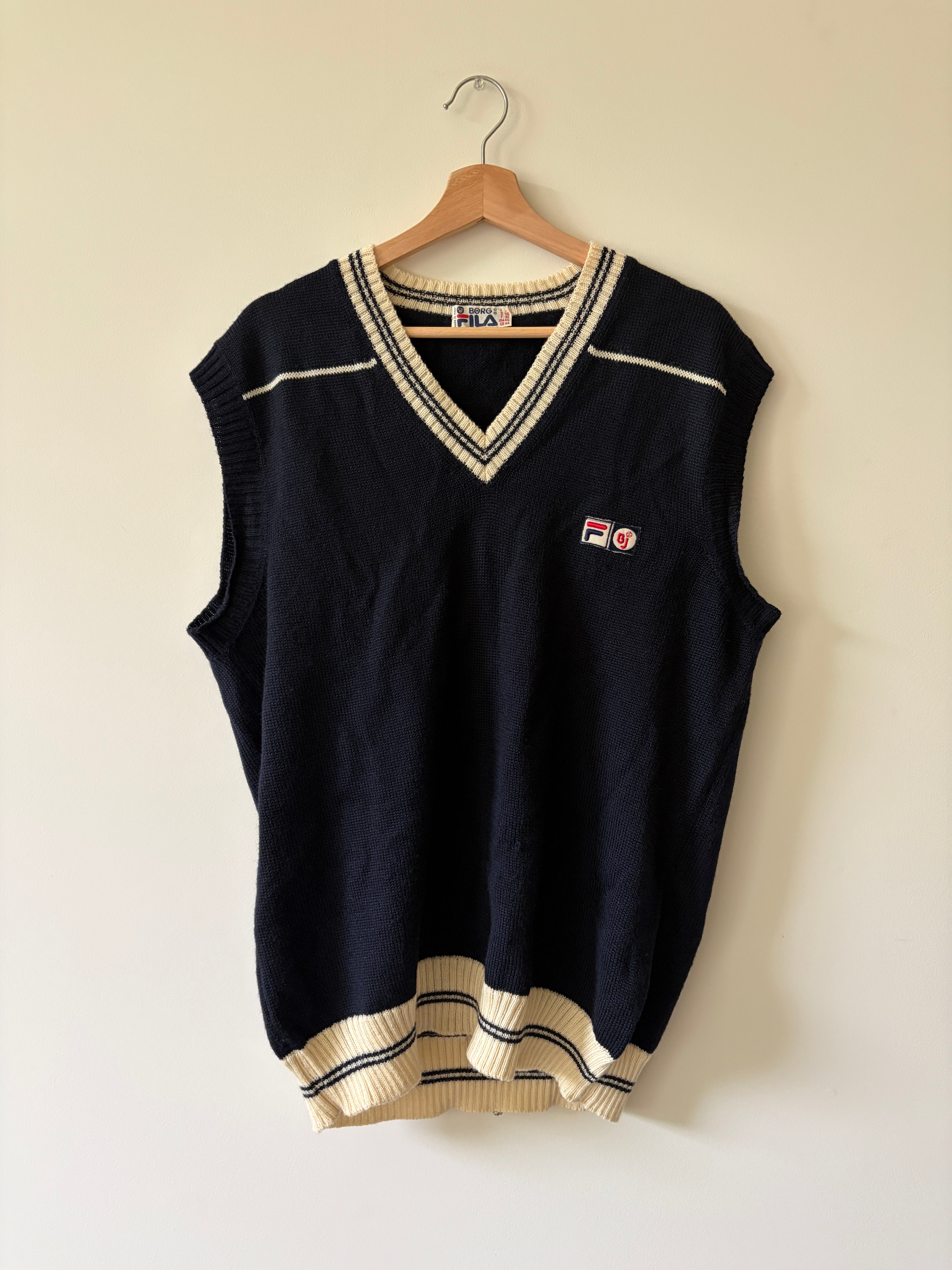 Vintage Fila Björn Borg Tennis Sweater Vest (circa 1980s)