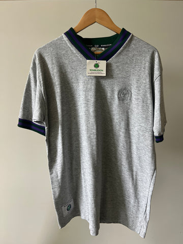 Vintage Wimbledon V-Neck T-Shirt (circa 1990s)