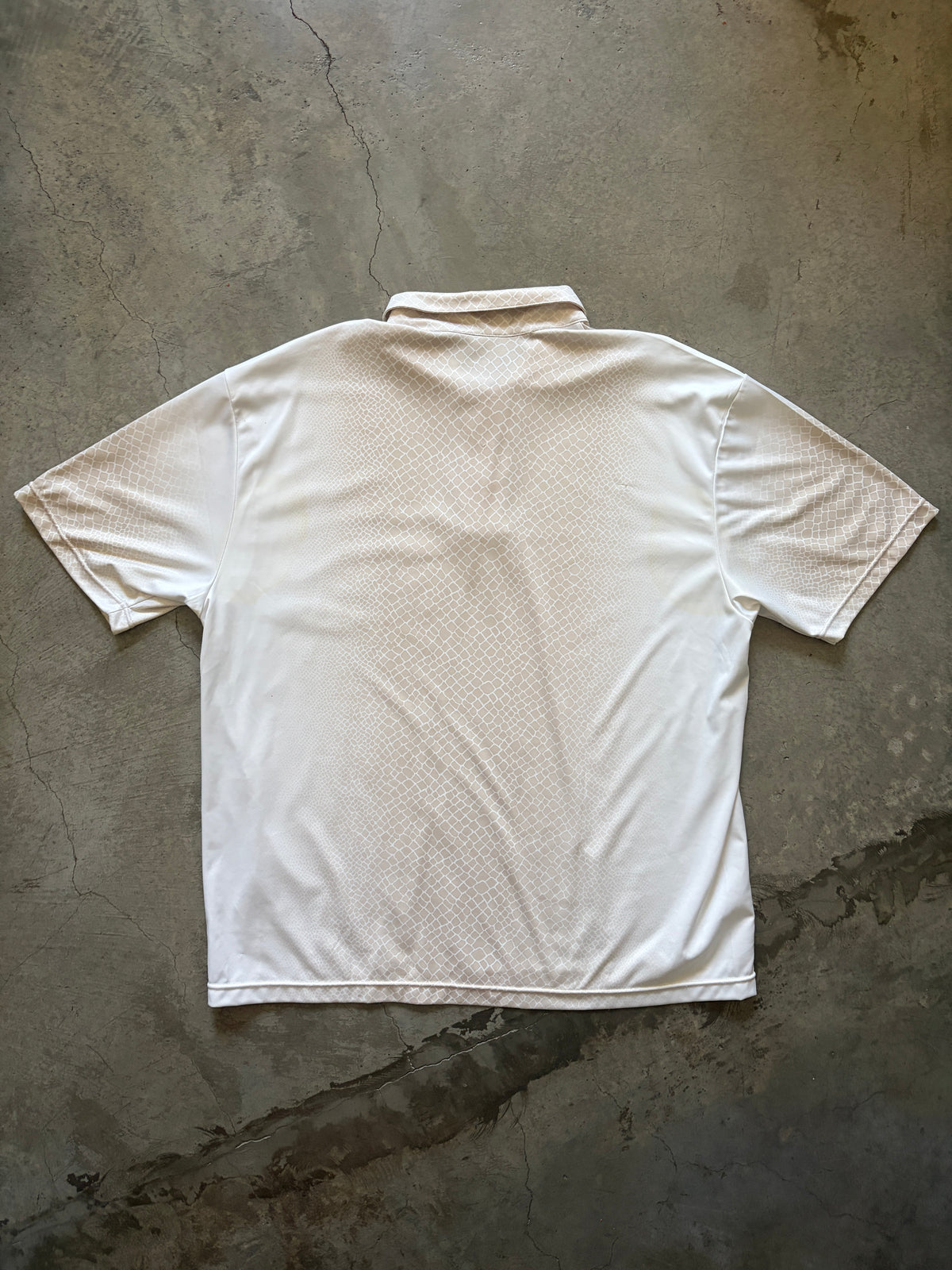 Vintage 2002 White Nike Snakeskin 1/4 Zip (Federer)