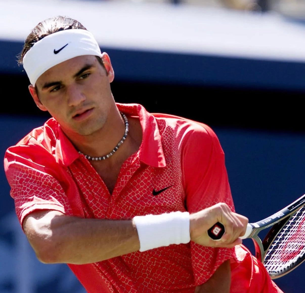 Vintage Nike Roger Federer Snakeskin Polo (2001)